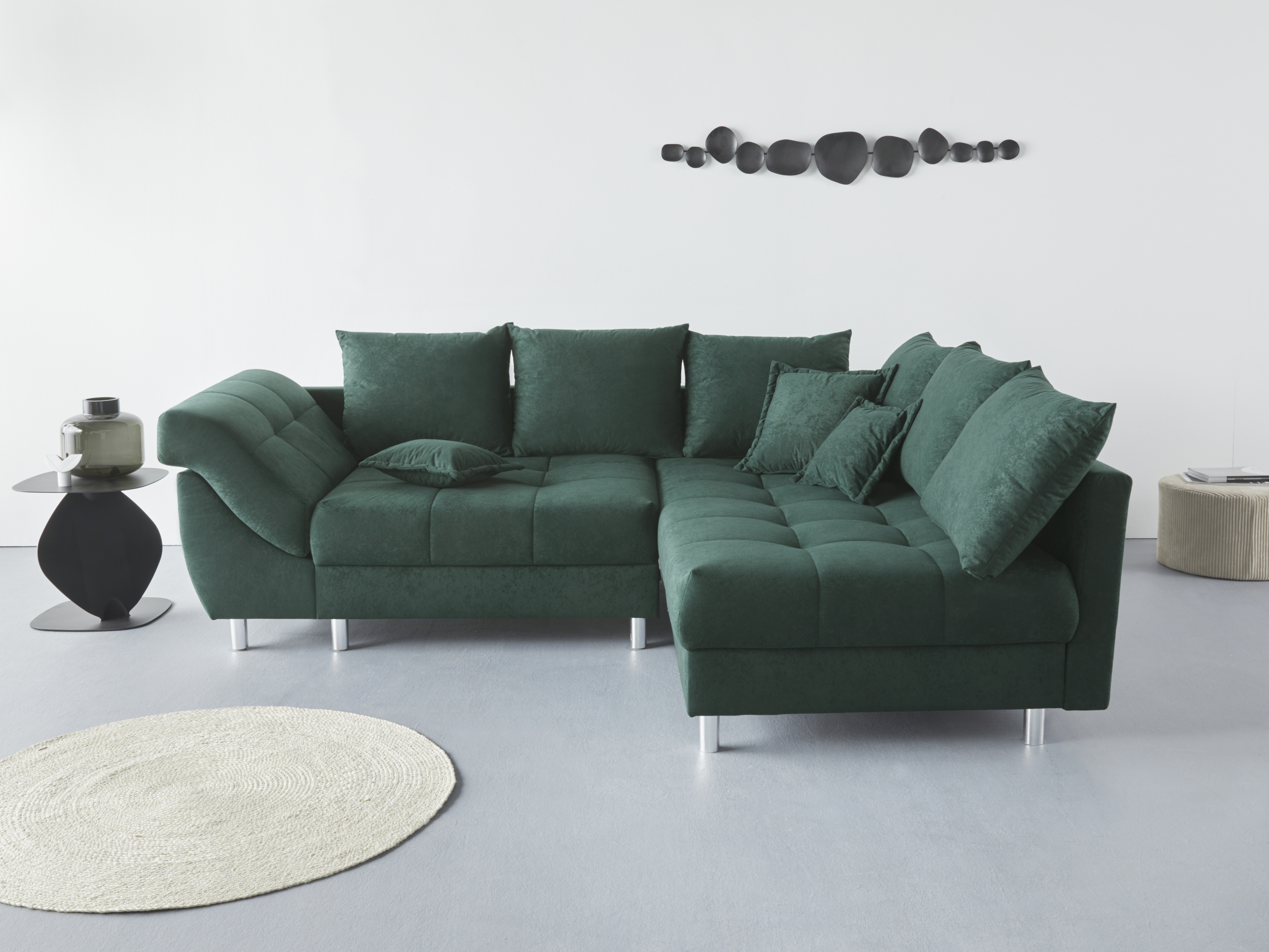 Ecksofa »Joseli«, inklusive Federkern, Recamiere links oder rechts montierbar