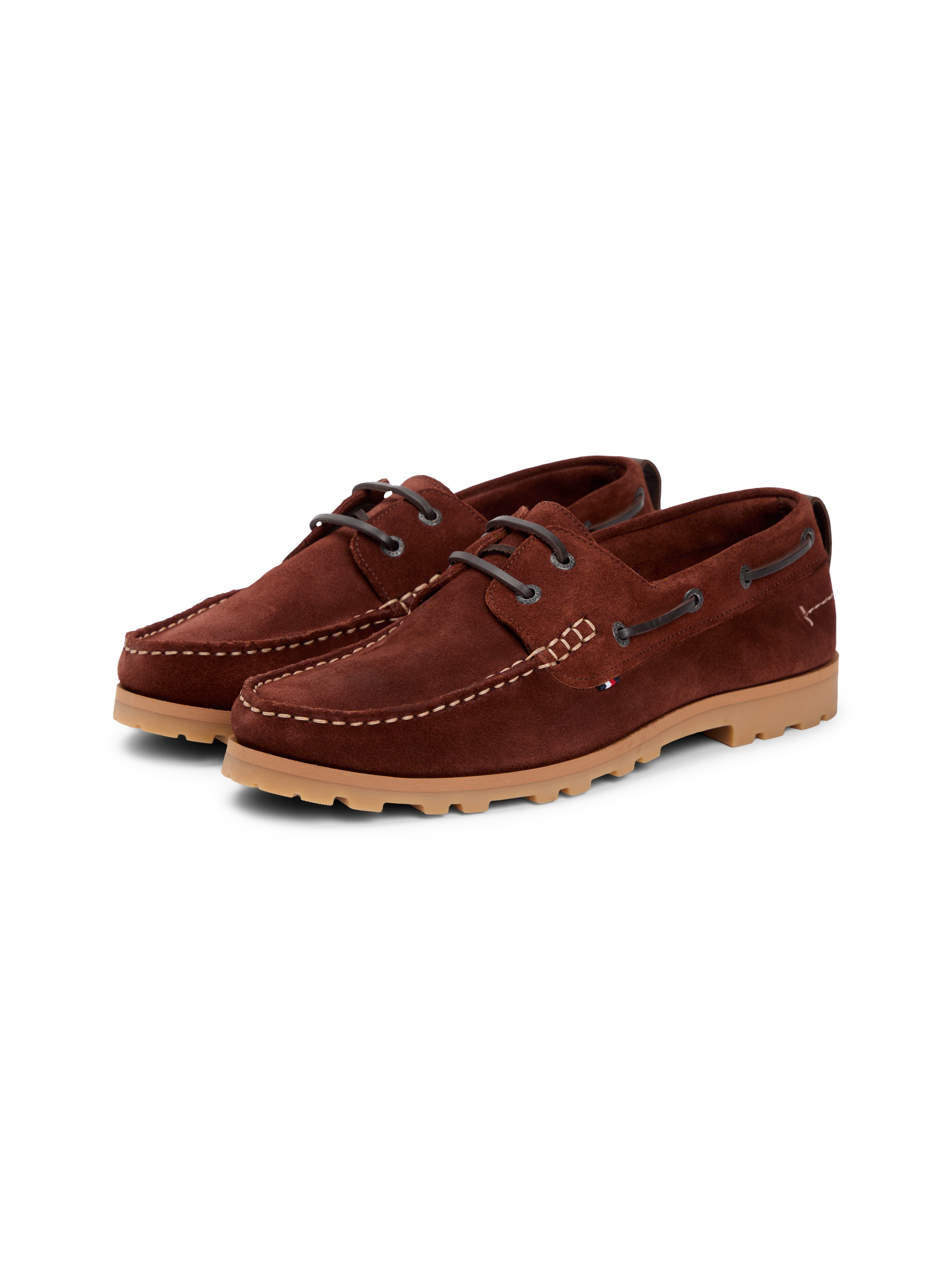 Tommy Hilfiger Bootsschuh »HILIFGER LIGHT SDE BOAT SHOE«  Schnürschuh, Halbschuh mit Durchzügen und Ösen