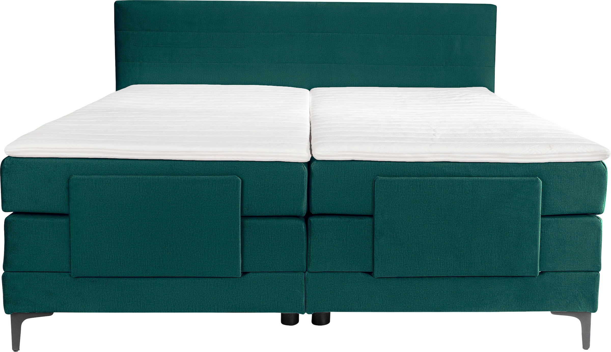 alina Boxspringbett »Powell« inkl. Motor, Matratze und Topper, in unterschiedlichen Ausführungen