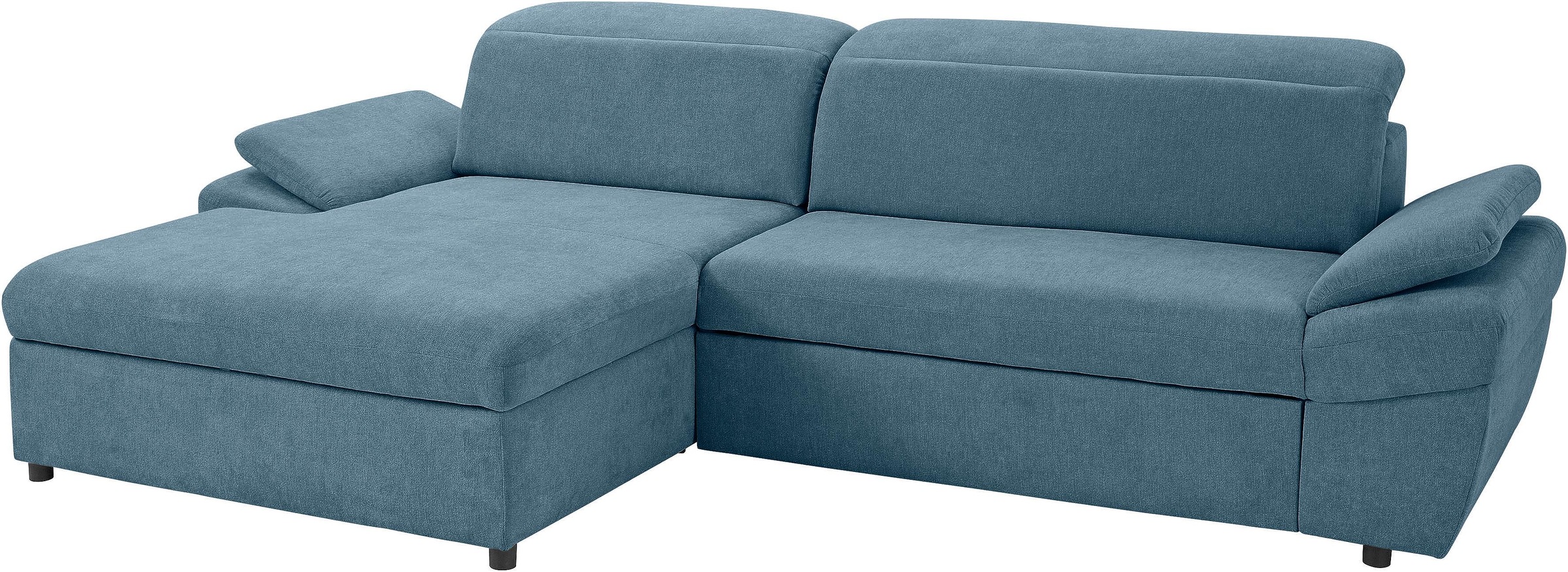 exxpo - sofa fashion Ecksofa »Kyoto, inkl. Kopfteil- und Armteilverstellung, hoher Sitzkomfort«, wahlweise mit Bettfunktion und Bettkasten, hochwertige Bezüge, L-Form