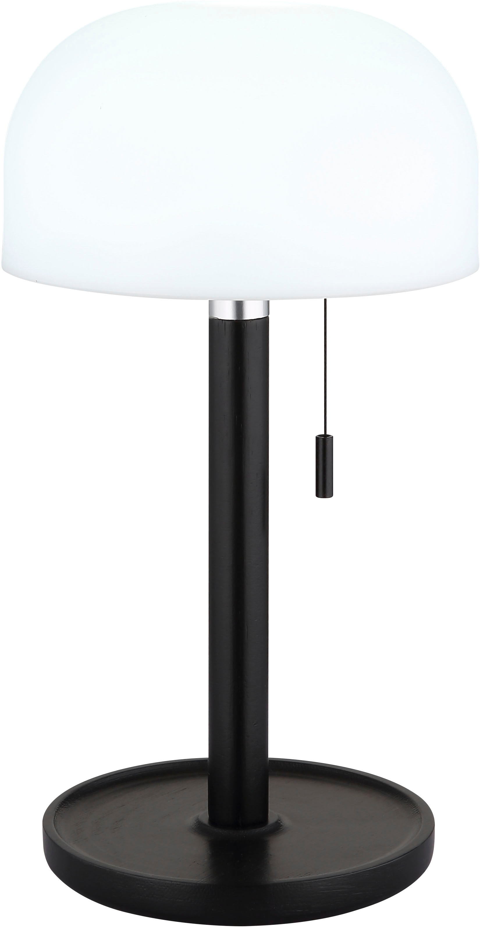 GLOBO LIGHTING LED Tischleuchte »NORMAN« LED-Modul 1 Stk. warmweiß - kaltweiß Akkutischleuchte auch für draußen, Zugschalter Kordel, Akkulampe