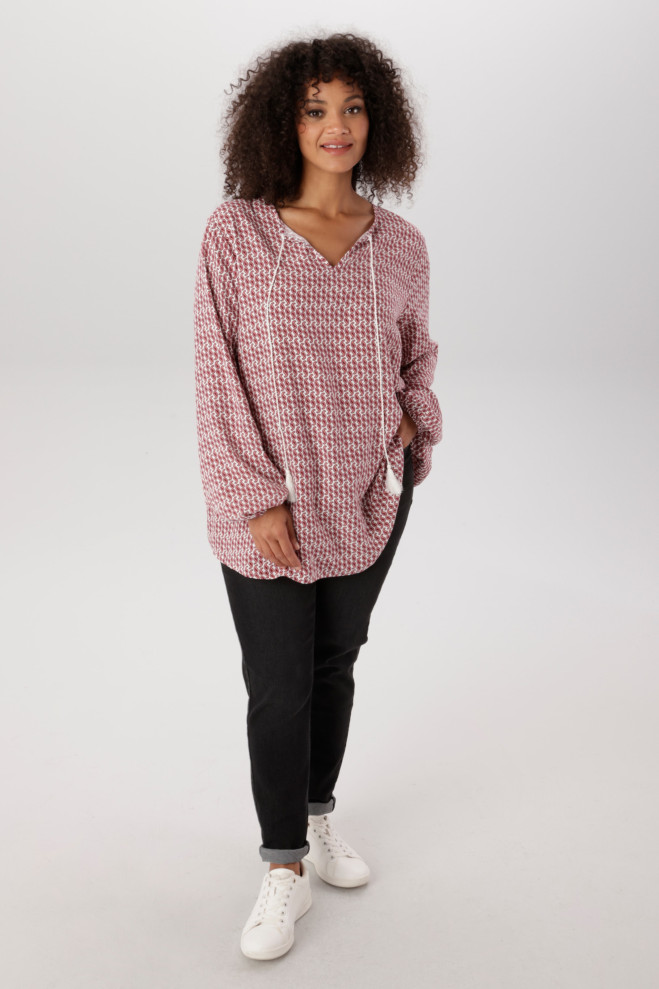 Aniston PLUS Schlupfbluse in Paisleydessin - NEUE KOLLEKTION