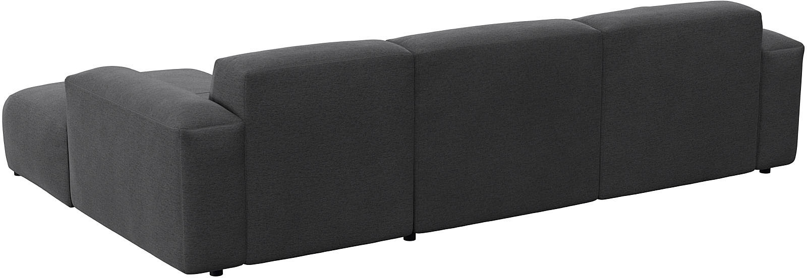 FLEXLUX Ecksofa »Lucera bequem und komfortabel durch hochwertigen Sitzaufbau, L.Form« modern & anschmiegsam, Kaltschaum, Stahl-Wellenunterfederung