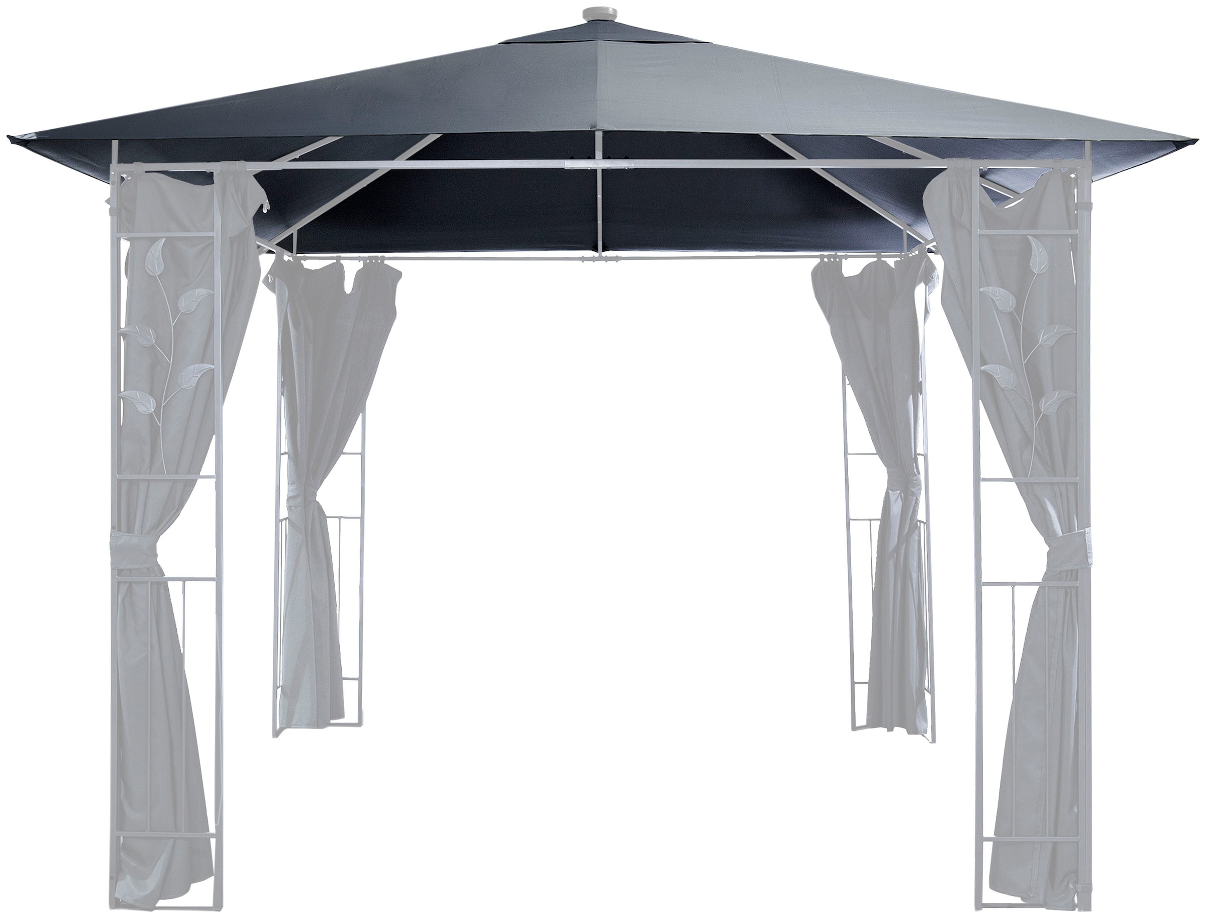 Pavillon-Ersatzdach, UV50+, grau