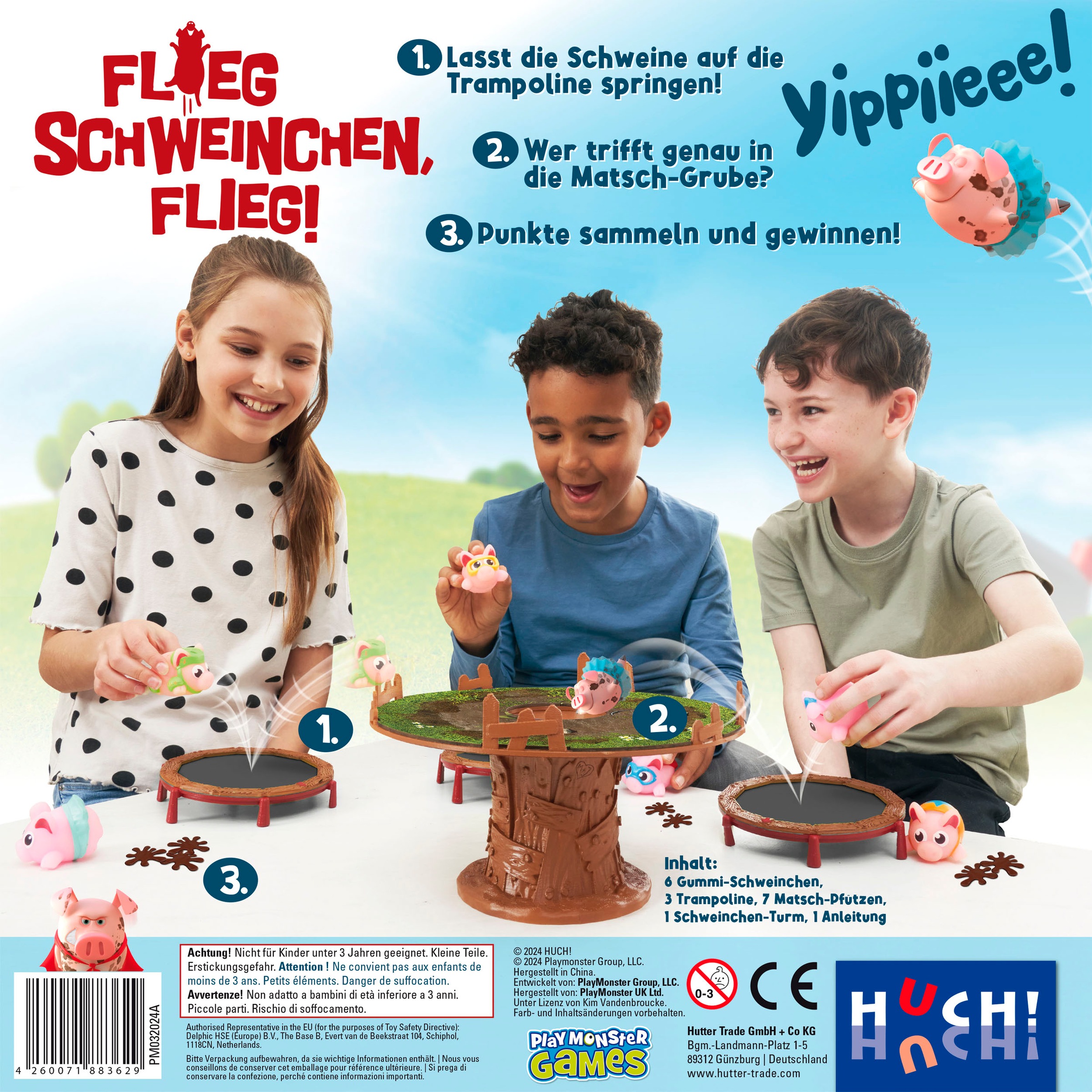 Spiel »»Flieg, Schweinchen, flieg!««