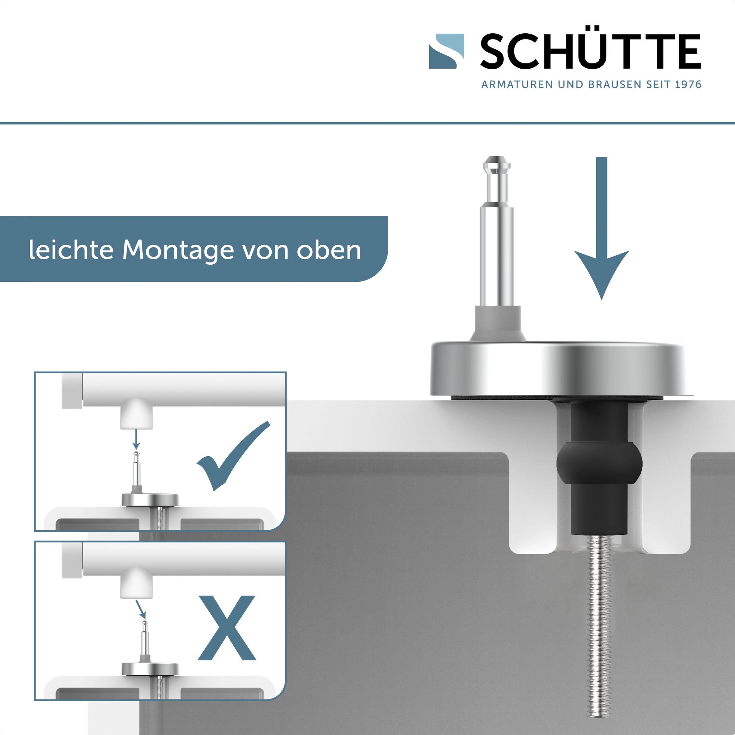 Schütte WC-Sitz, mit LED, Absenkautomatik, Schnellverschluss