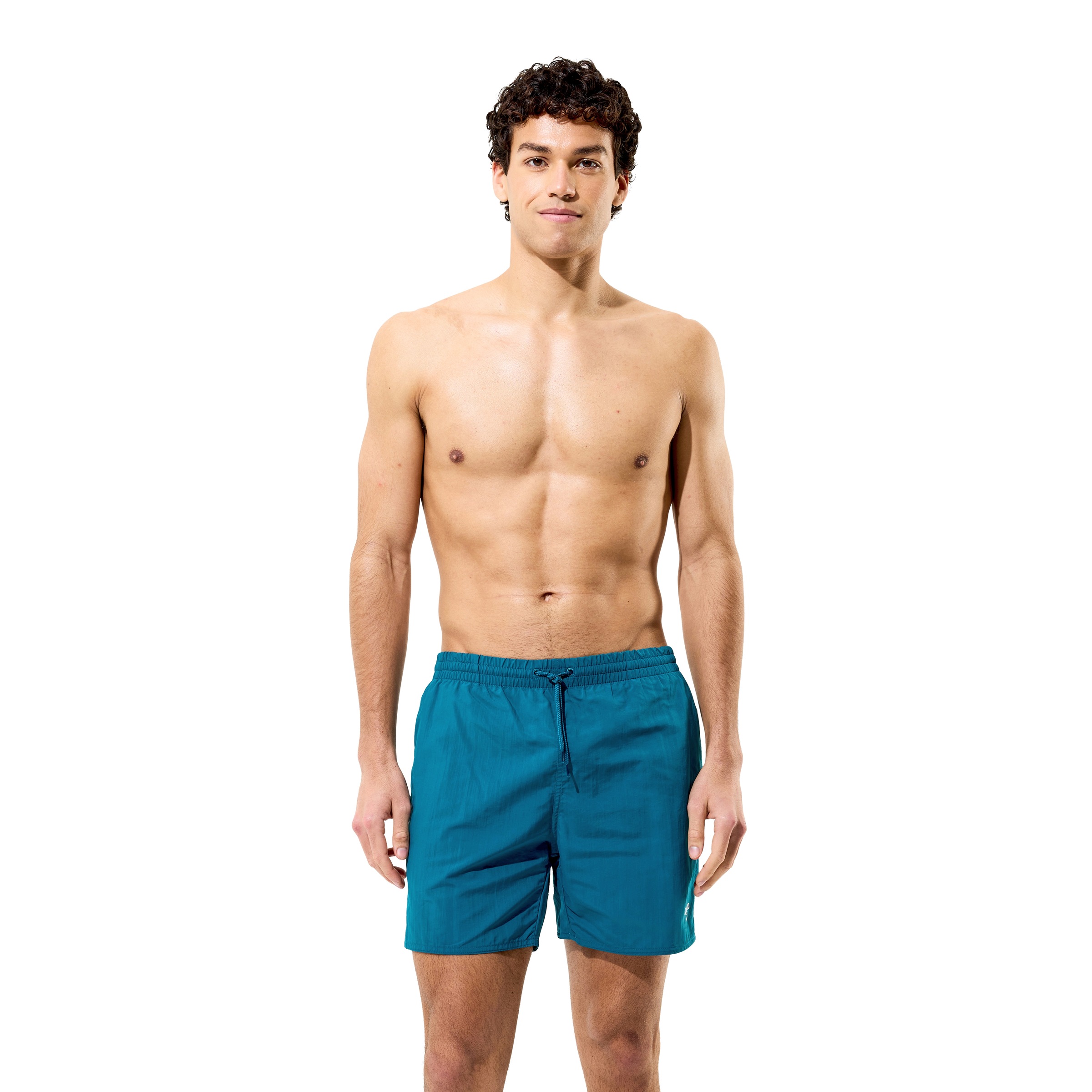 Speedo Badeshorts »ESSENTIALS WATERSHORT 16" DKGRN« mit Seitentaschen-Drainage, schnell trocknend, aus Nylon