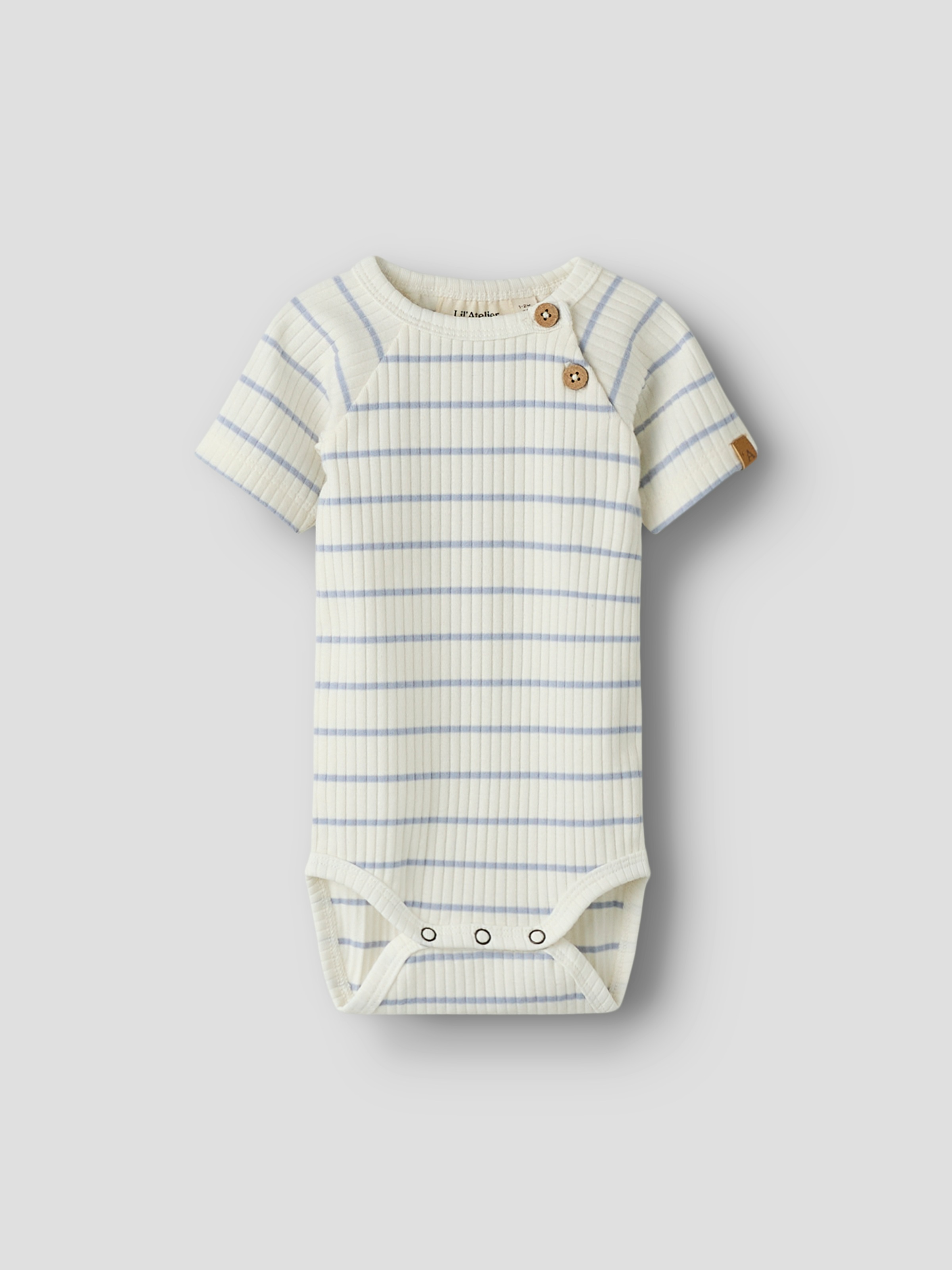 Lil' Atelier Kurzarmbody »NBMKAIL SS SLIM BODY LIL NOOS« Baumwollmischung, Kurzarm