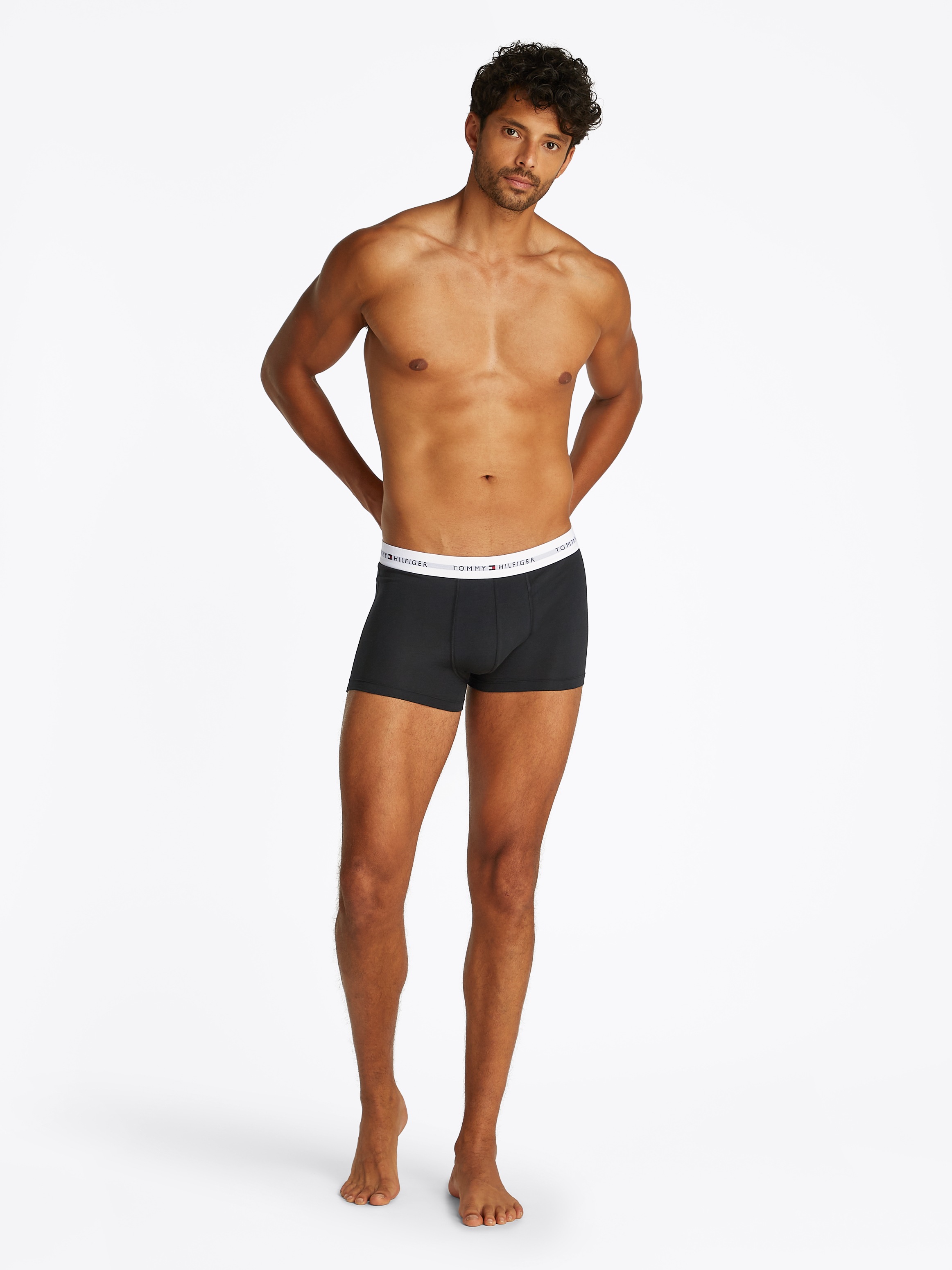 Tommy Hilfiger Underwear Trunk »7P TRUNK«, (Packung, 7 St., 7er), mit Logobund