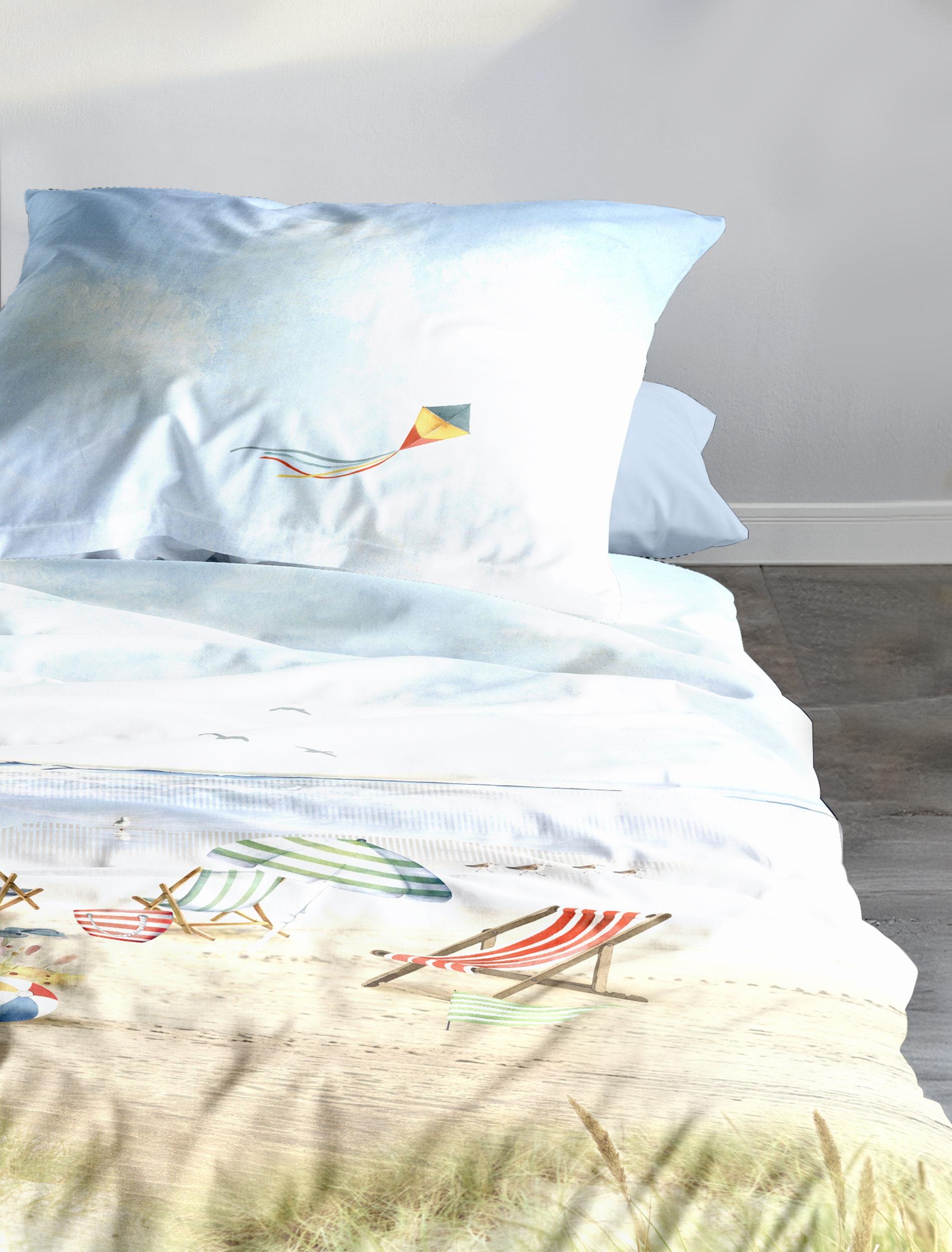 Irisette Bettwäsche »Wave 8699« 2 anschmiegsam und atmungsaktiv, Ganzjahresqualität