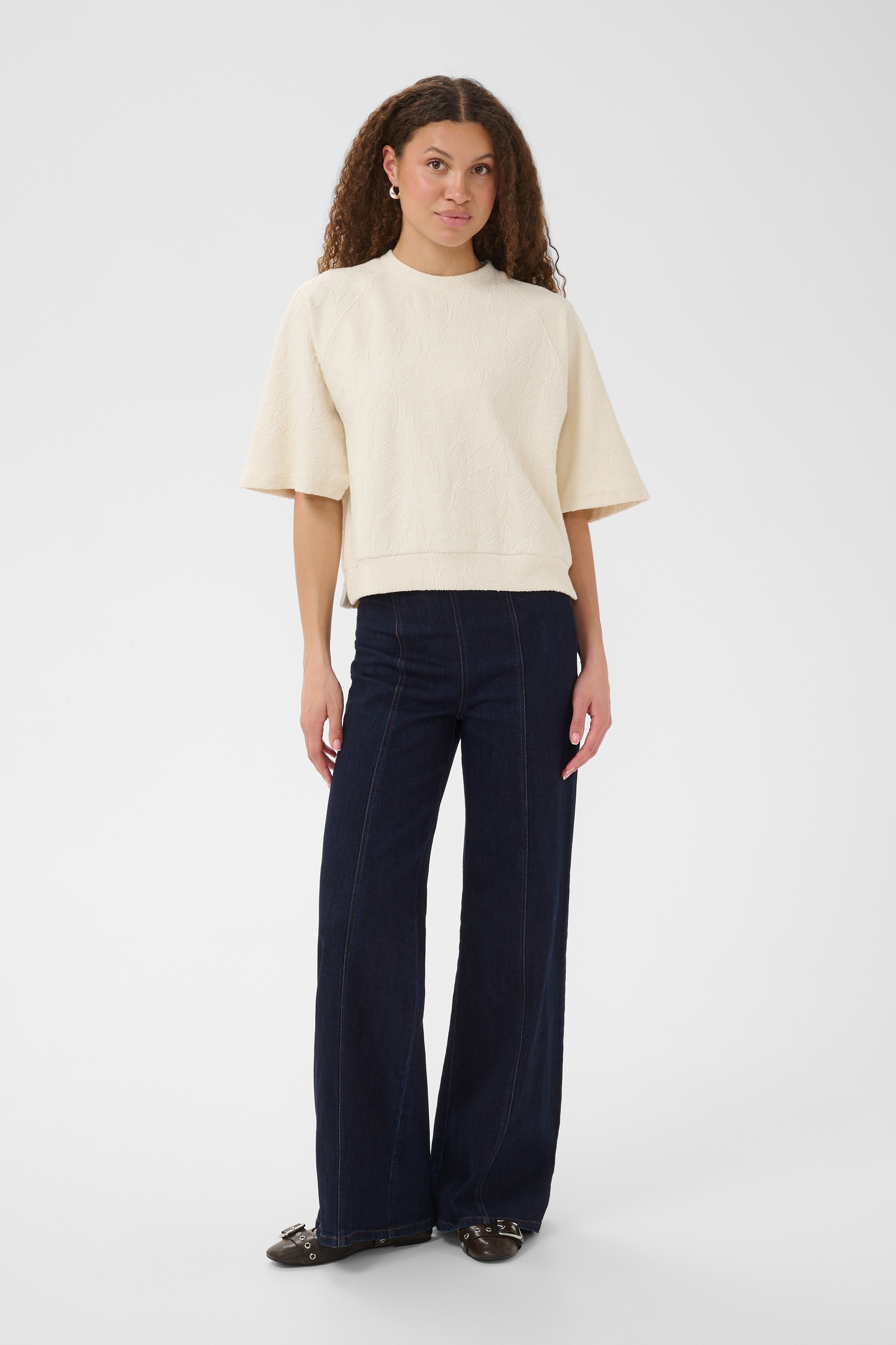 Saint Tropez Strickpullover »Damen Sweatshirt SweeneySZ«