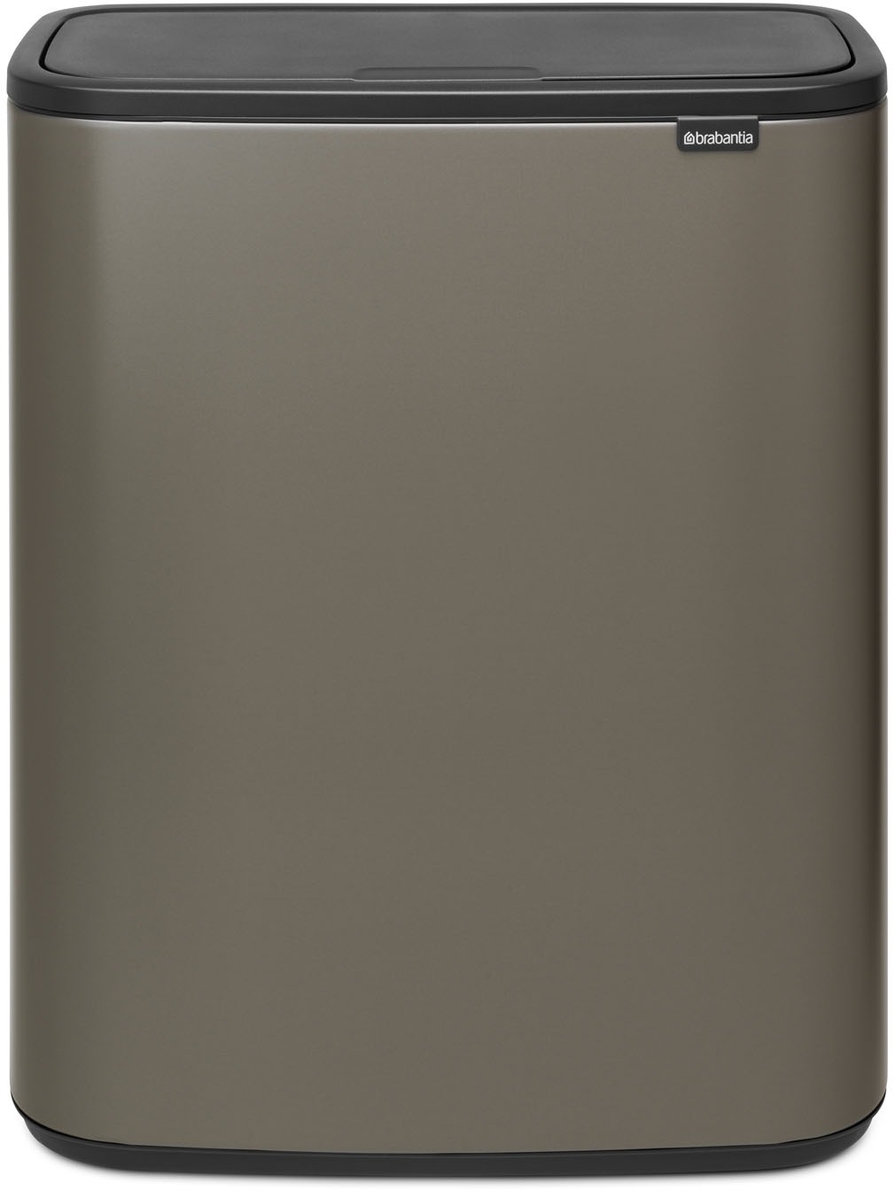 Brabantia Mülleimer »Bo Touch Bin in silberfarben, Größe B/H/T: 54,5 cm x 65,6 cm x 31,2 cm