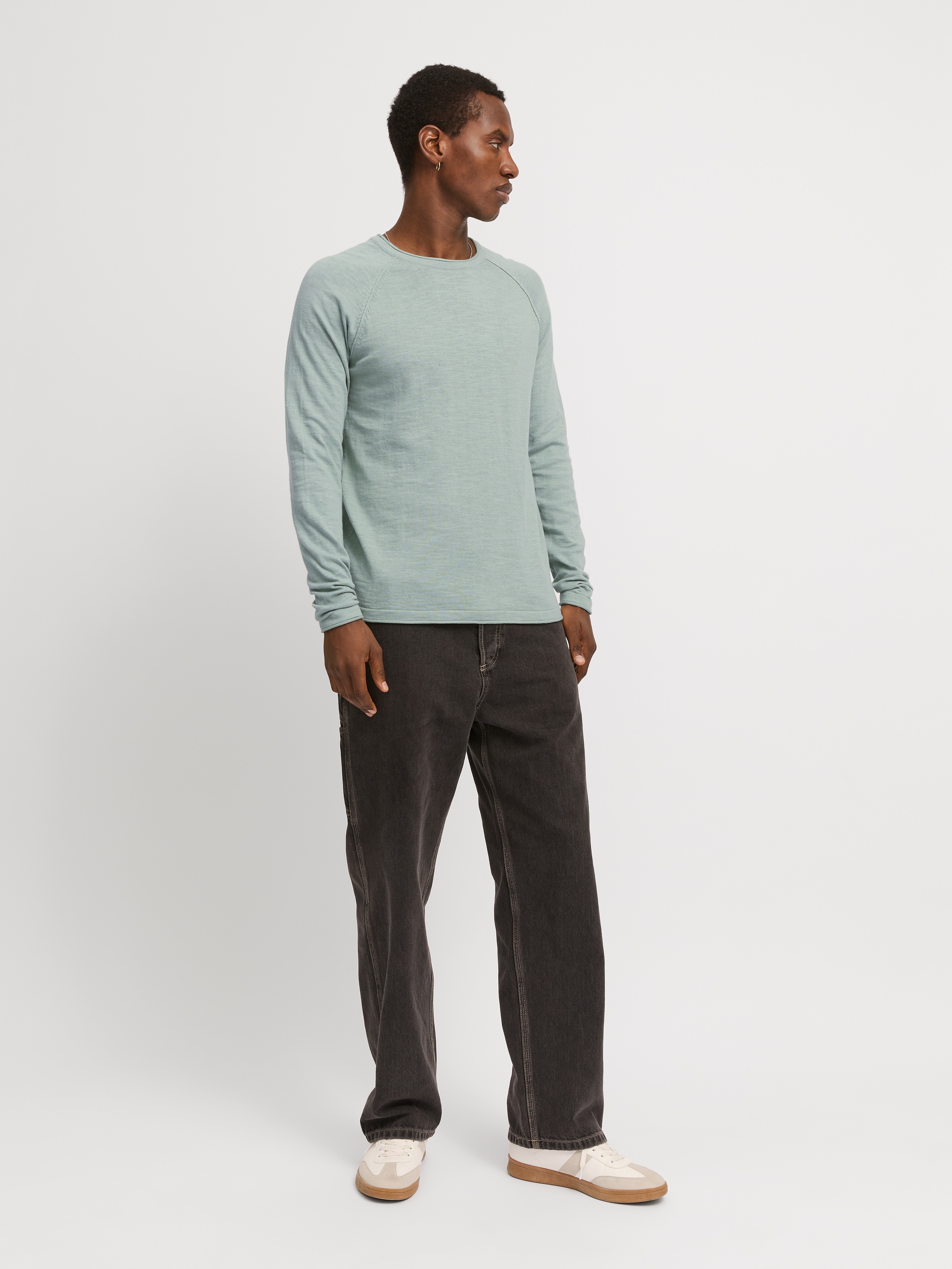 Jack & Jones Rundhalspullover »JJEBREEZE KNIT CREW NECK SN«, mit Rundhalsausschnitt