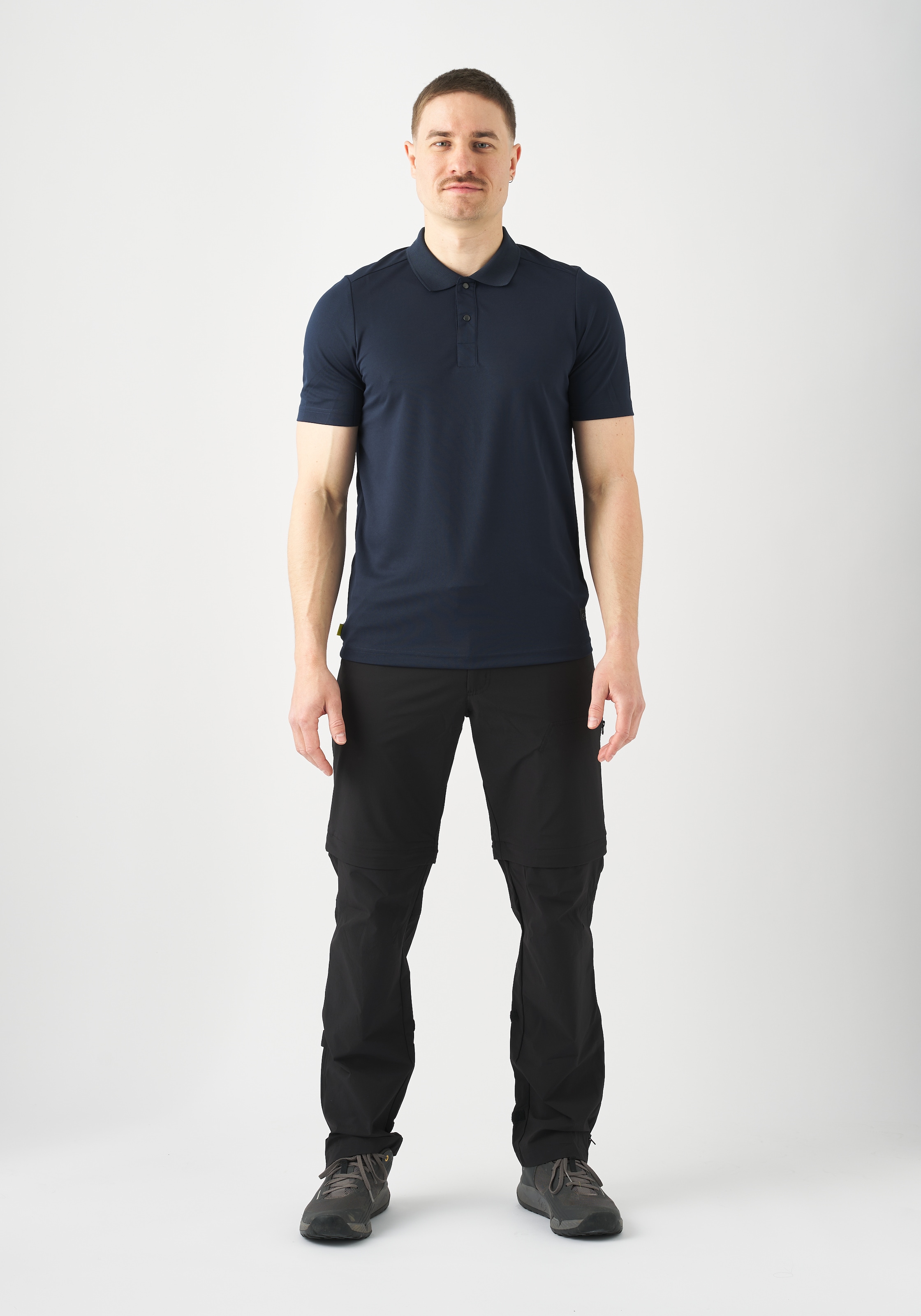 Gonso Fahrradhose »Portland«  Herren Radhose mit Sitzpolster, robuste Zipp-off Hose inkl. Gürtel