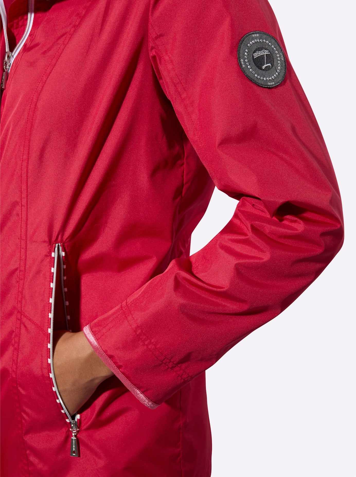 Casual Looks Langjacke ohne Kapuze