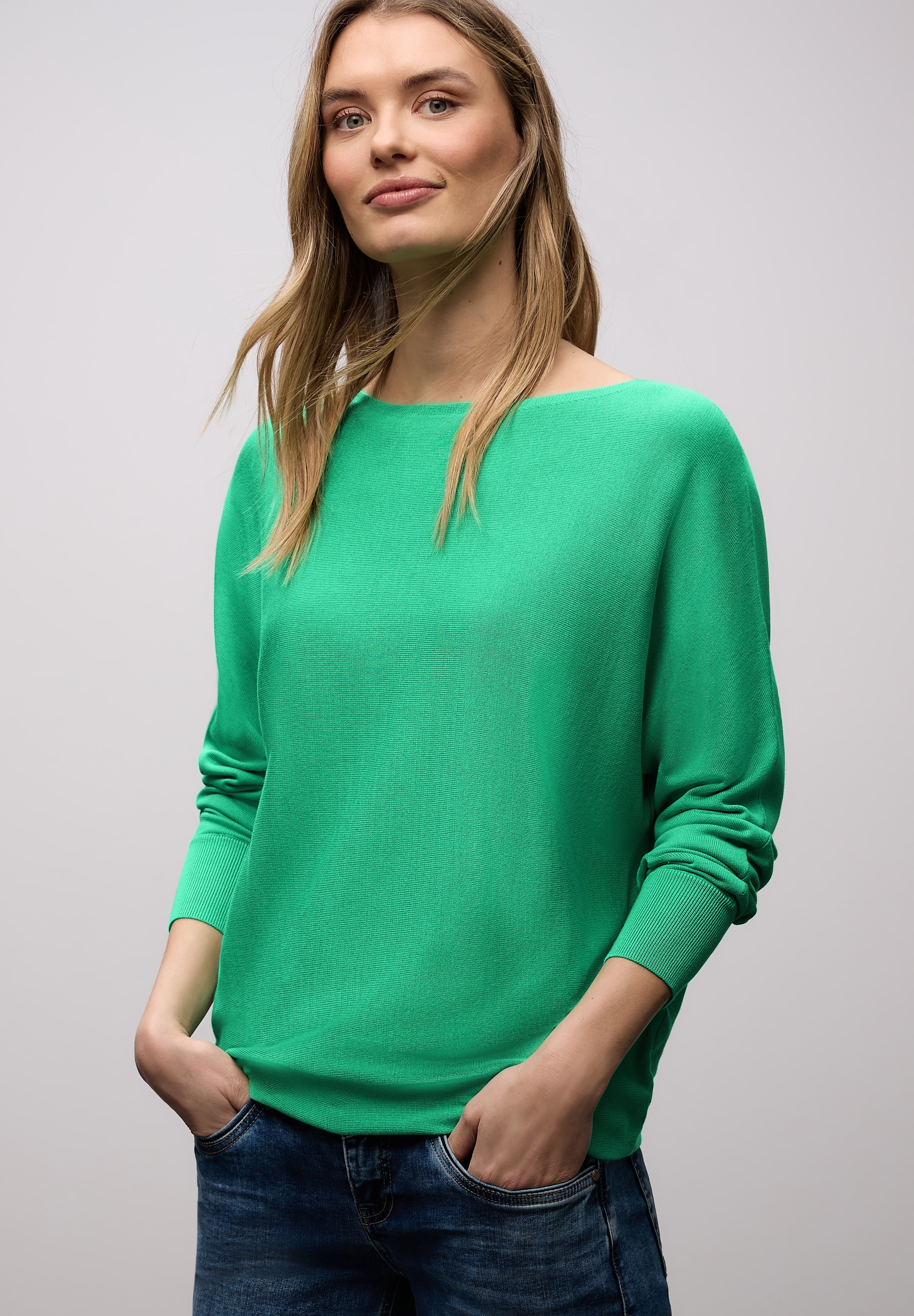 STREET ONE Strickpullover mit Rundhals