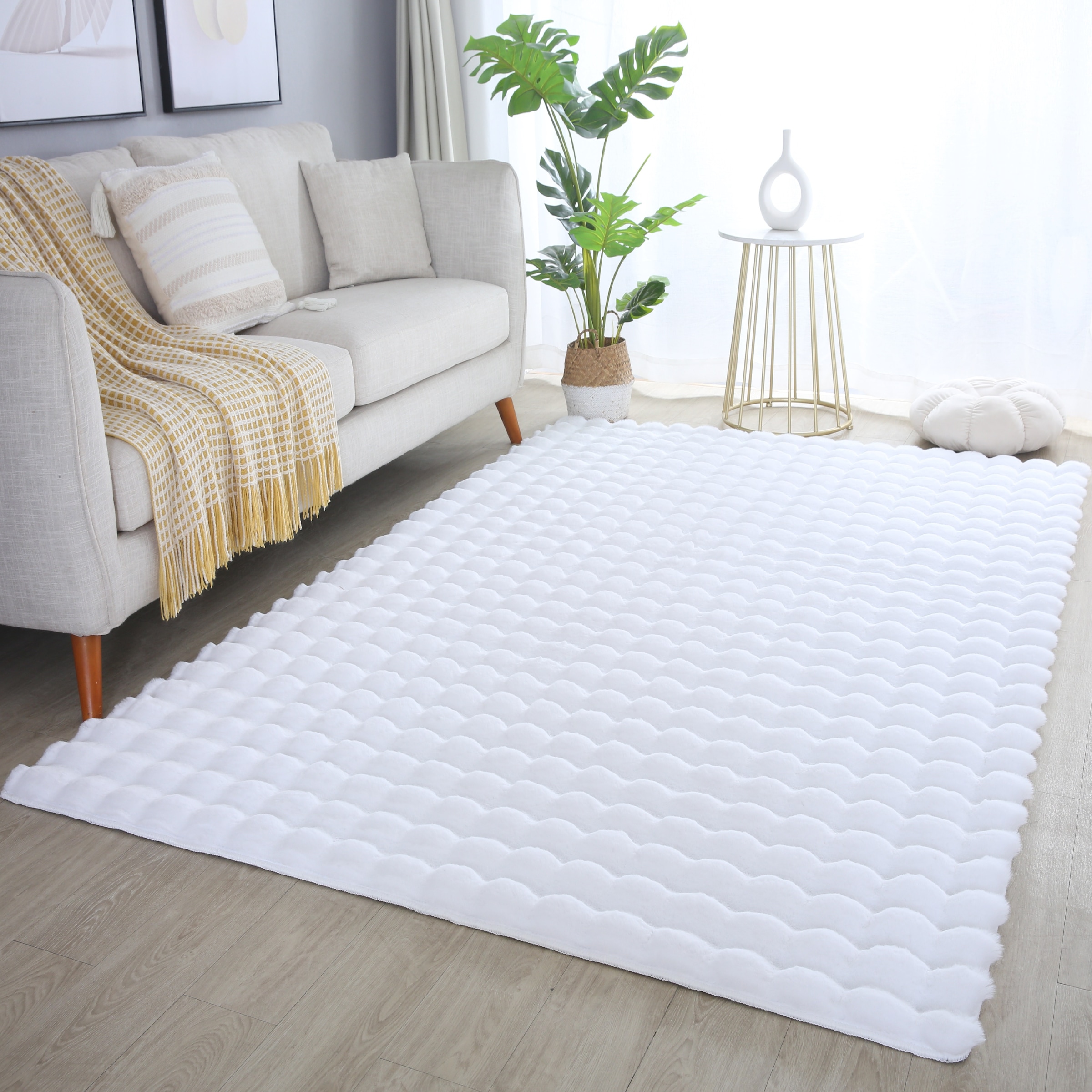 Ayyildiz Teppiche Hochflor-Teppich »AMBIANCE 5110«, rechteckig, 25 mm Höhe, Läufer / Besonders weich / Dicker Flor / Pflegeleicht