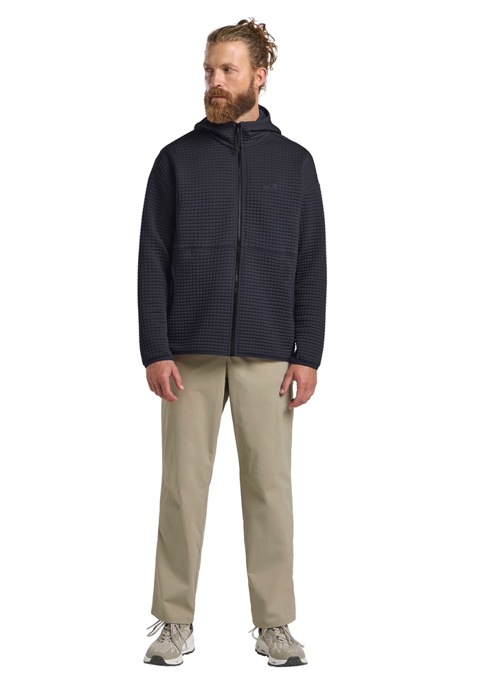 Jack Wolfskin Fleecejacke »MOGARI HOODED FZ M« mit Kapuze