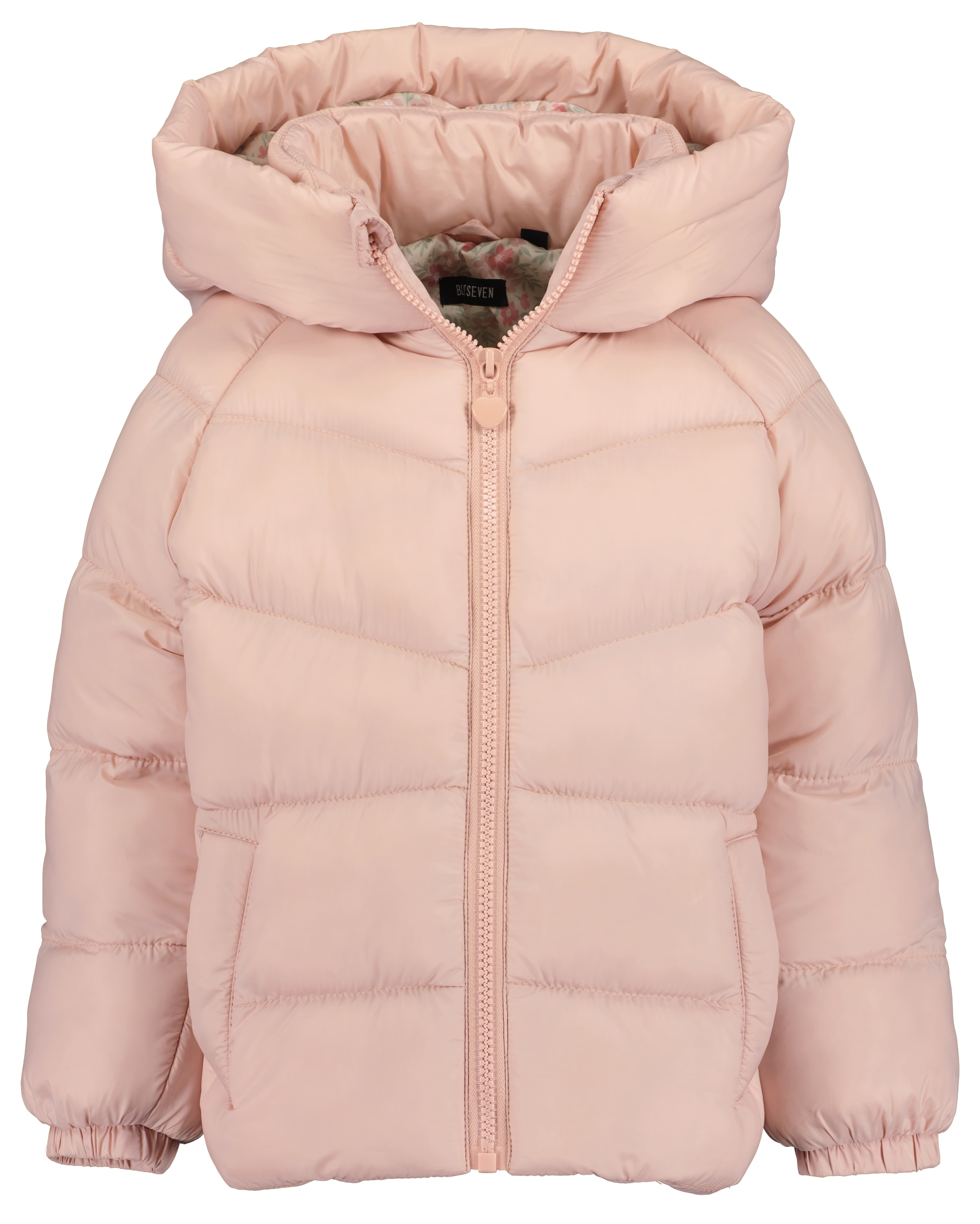 Blue Seven Steppjacke, mit Kapuze, mit kleinem Reflektor hinten am Saum