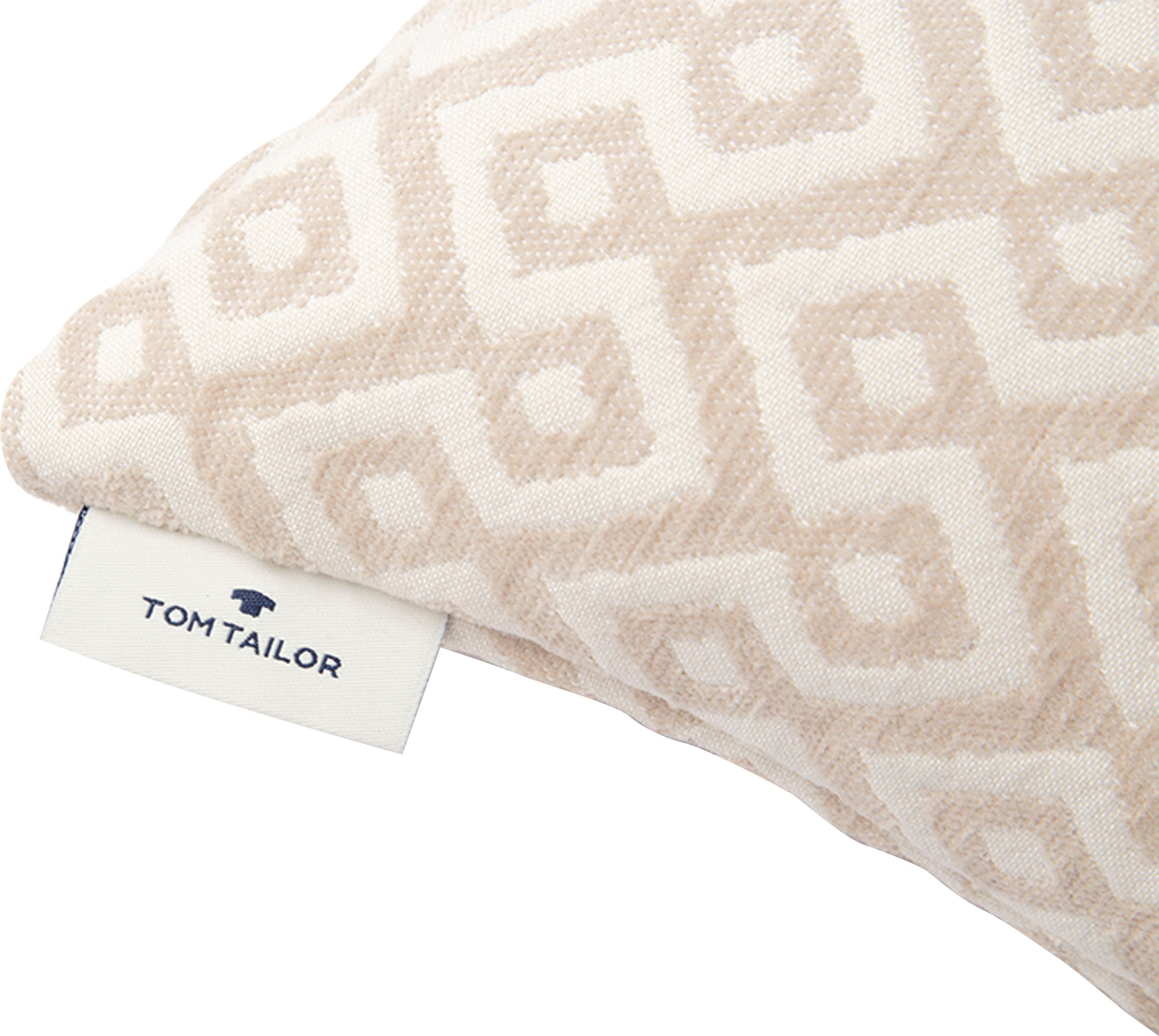 TOM TAILOR HOME Dekokissen »Rhomb«, gewebt mit Chenillegarnen, Kissenhülle ohne Füllung, 1 Stück