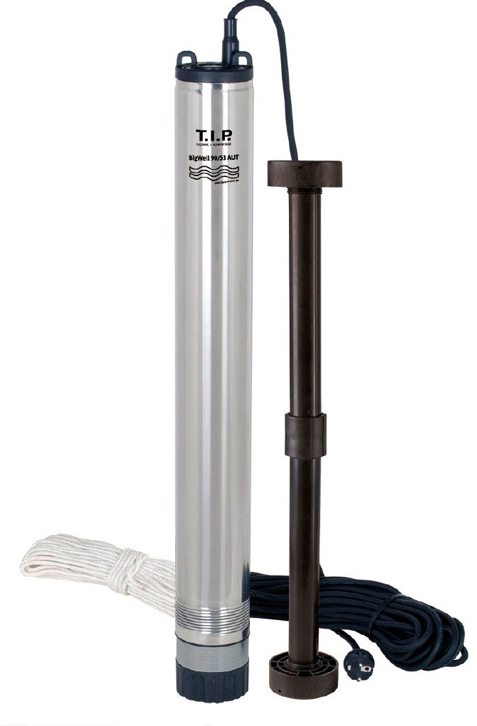 Tip Tiefbrunnenpumpe »BigWell 90/53 AUT« in schwarz