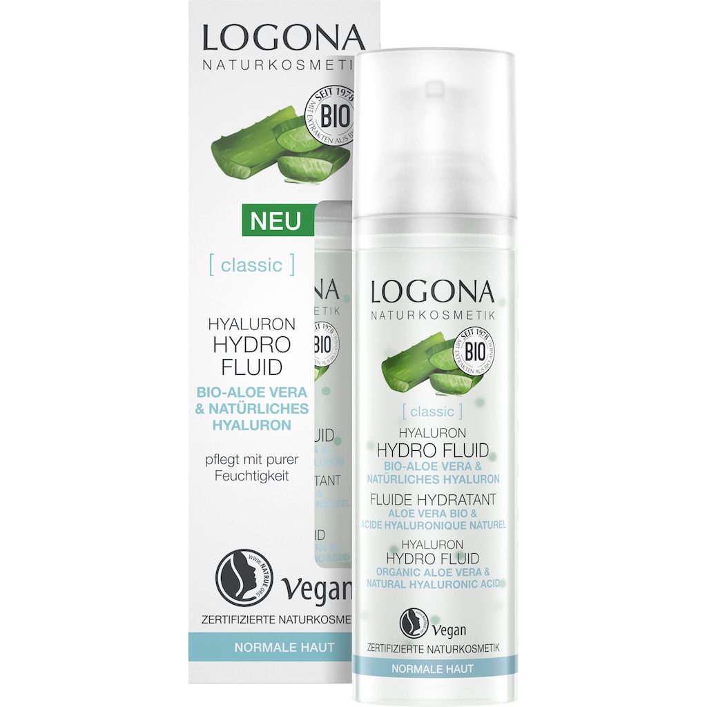 LOGONA Gesichtsfluid »Logona classic Hyaluron Hydro Fluid«