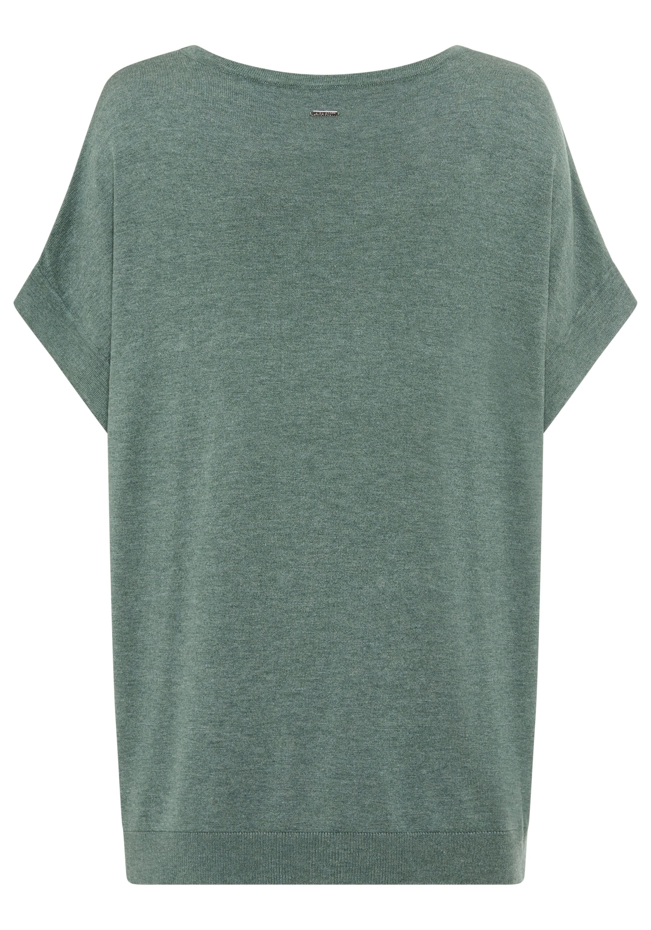 Laura Scott CURVE V-Ausschnitt-Pullover sommerlicher Feinstrick mit figurschmeichelnder Passform