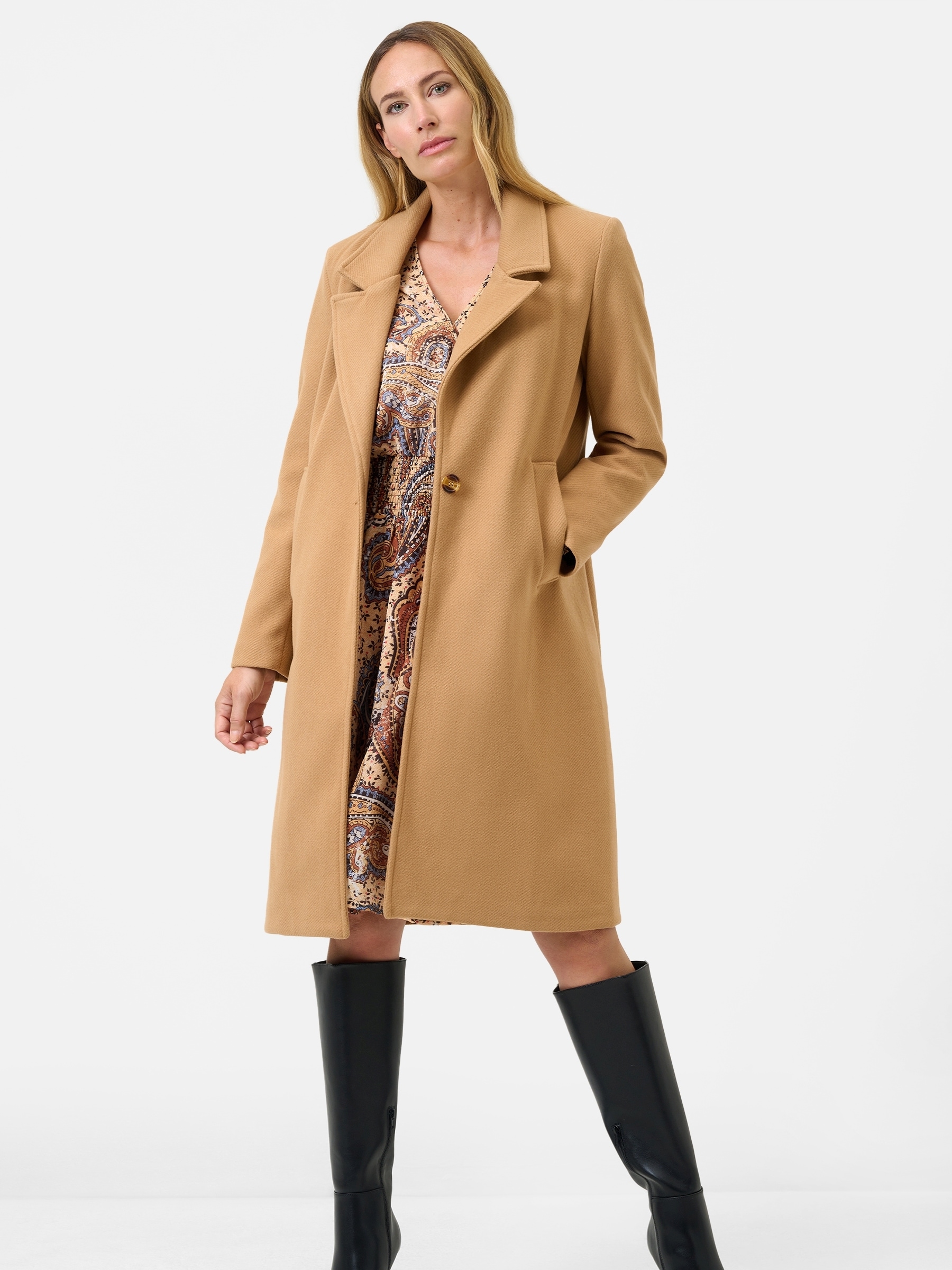 RICANO Kurzmantel »Mantel Livia« Handgefertigt, Made in Italy
