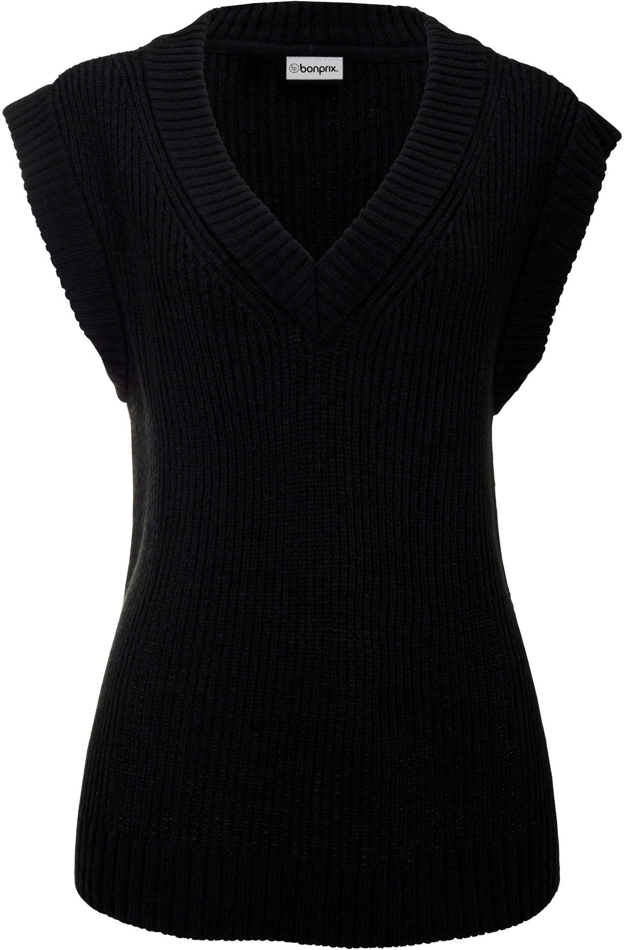 bonprix Pullunder »Pullunder« aus Polyacryl, mit V-Ausschnitt, lockere Passform, ohne Verschluss