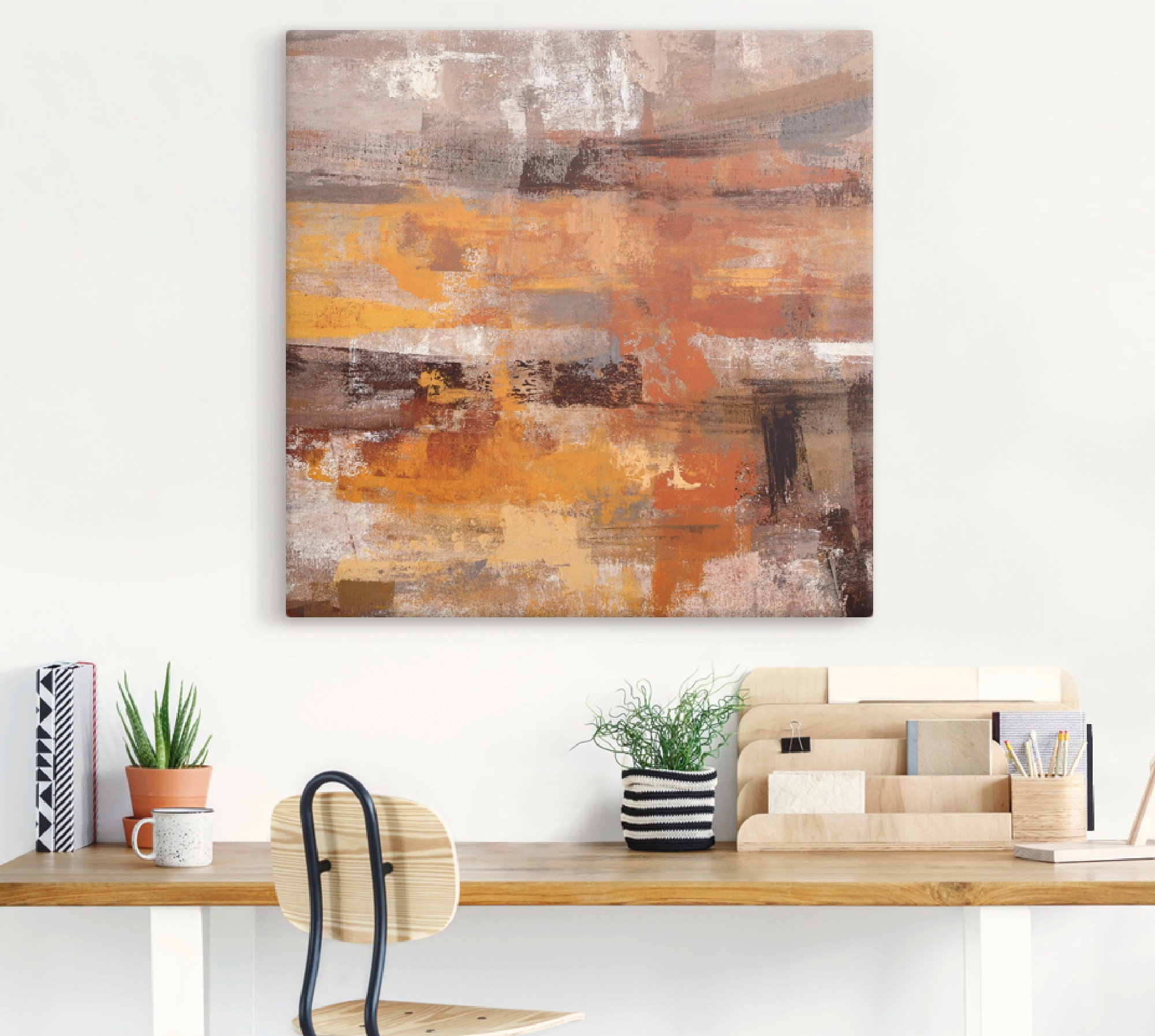 Artland Leinwandbild »Mojave-Straße« Gegenstandslos 1 Stk. tlg. als Leinwandbild, Poster in verschied. Größen