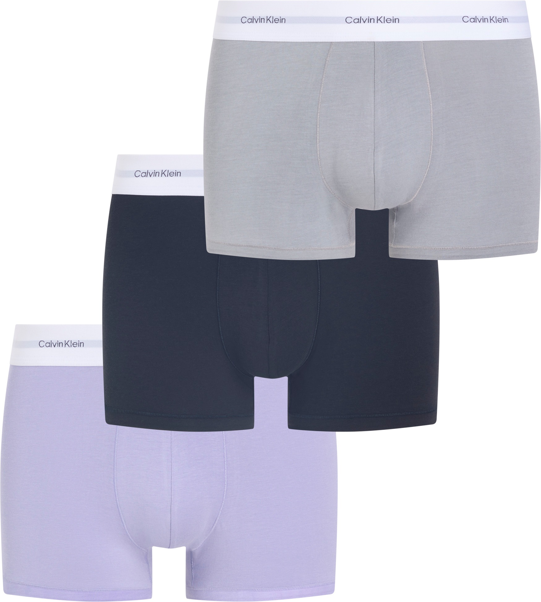 Calvin Klein Underwear Trunk »TRUNK 3PK« Packung, 3er-Pack, 3 Stk. tlg., mit Logobund, Größe S (48)