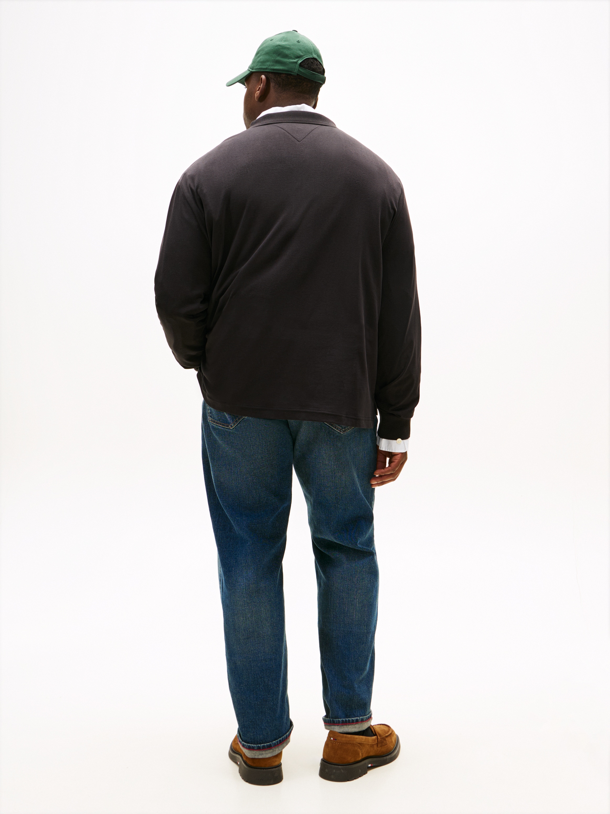 Tommy Hilfiger Big & Tall Langarm-Poloshirt »ZIP INTERLOCK POLO«, Große Größen