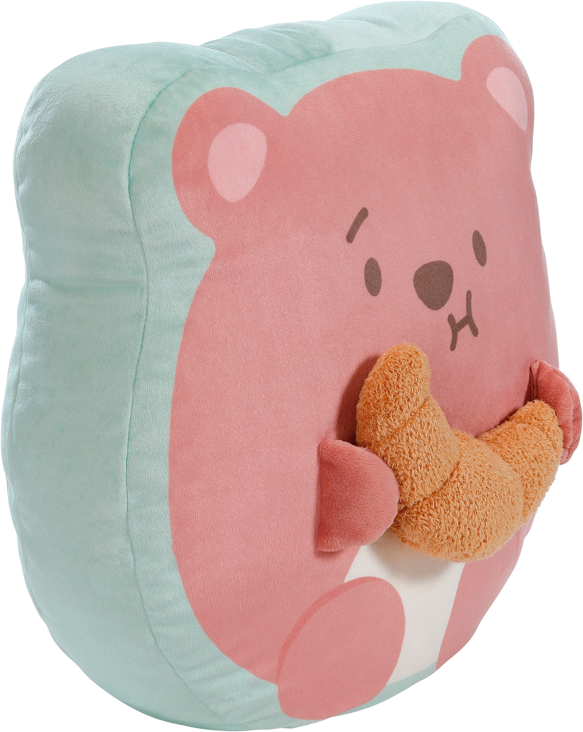 Nici Kuscheltier »mymochi, Bär Nomo mit Croissant 35x33x12cm«