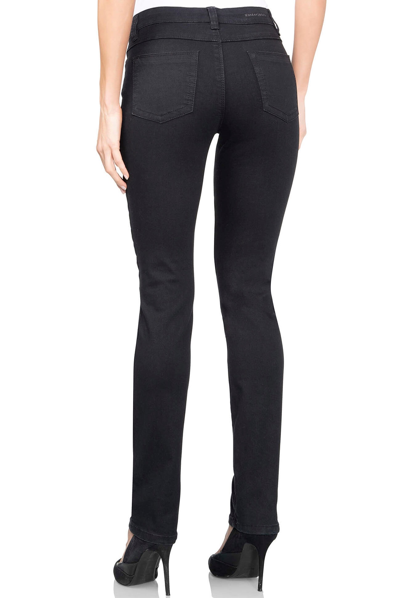 wonderjeans Slim-fit-Jeans, Klassischer gerader Schnitt