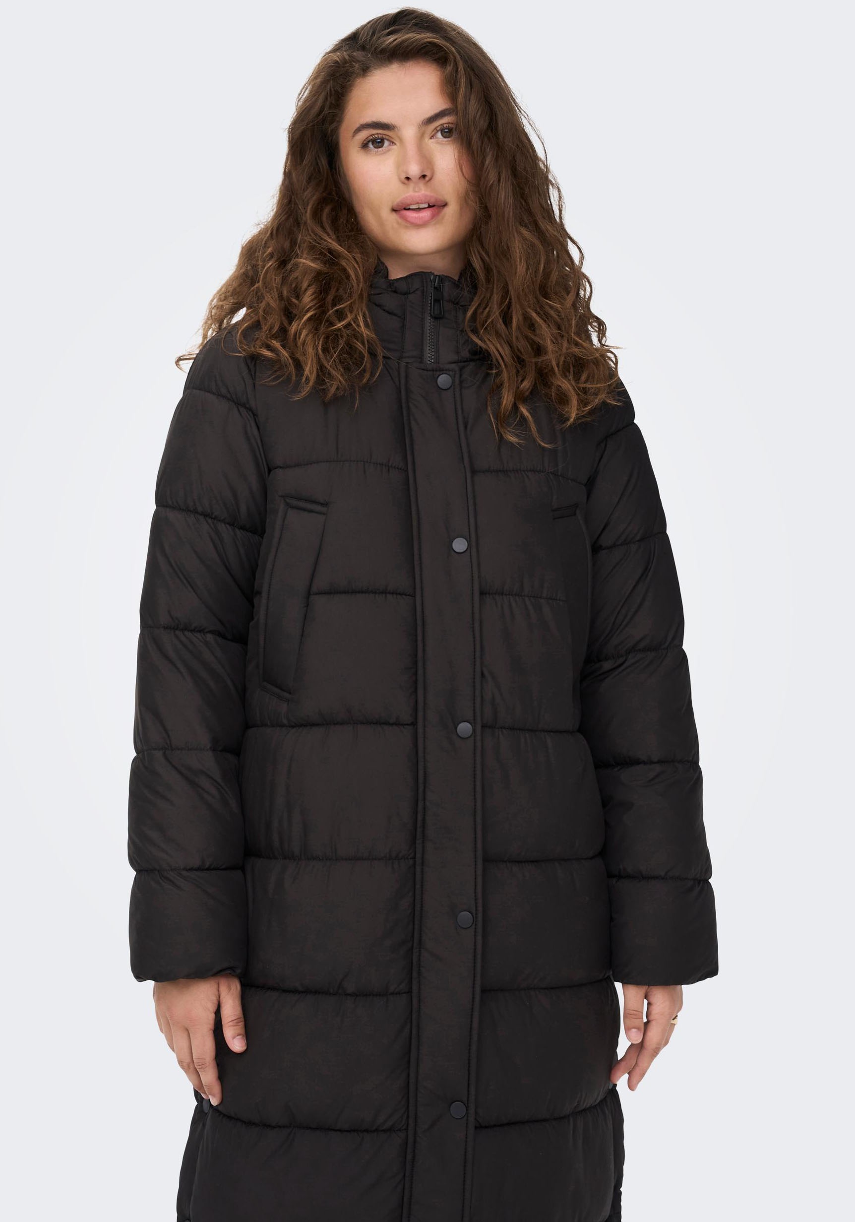 ONLY Steppmantel »ONLCAMMIE X- LONG QUILTED COAT OTW«, mit Kapuze kaufen