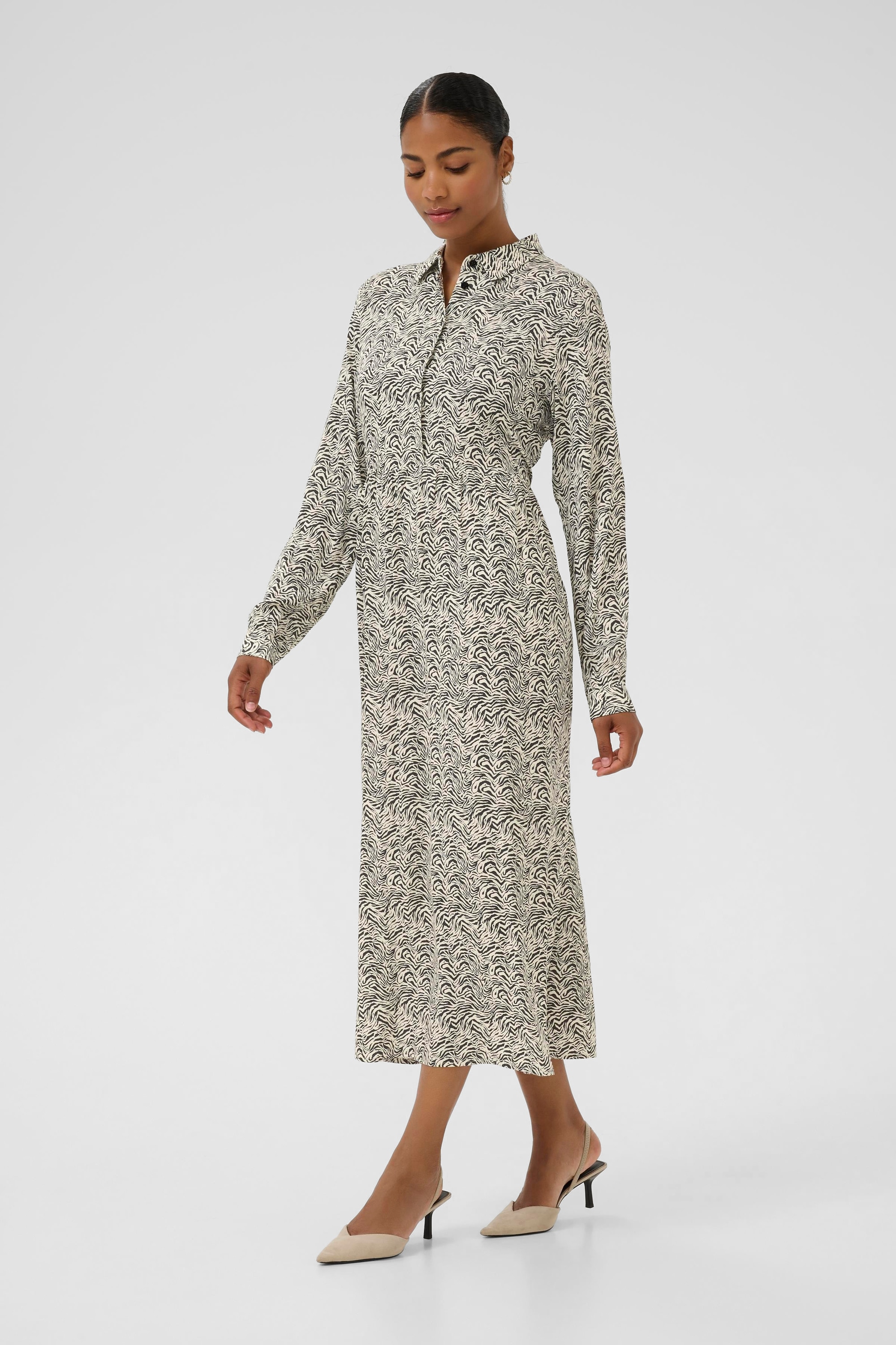 KAFFE Midikleid »Kleid KAmiriam«