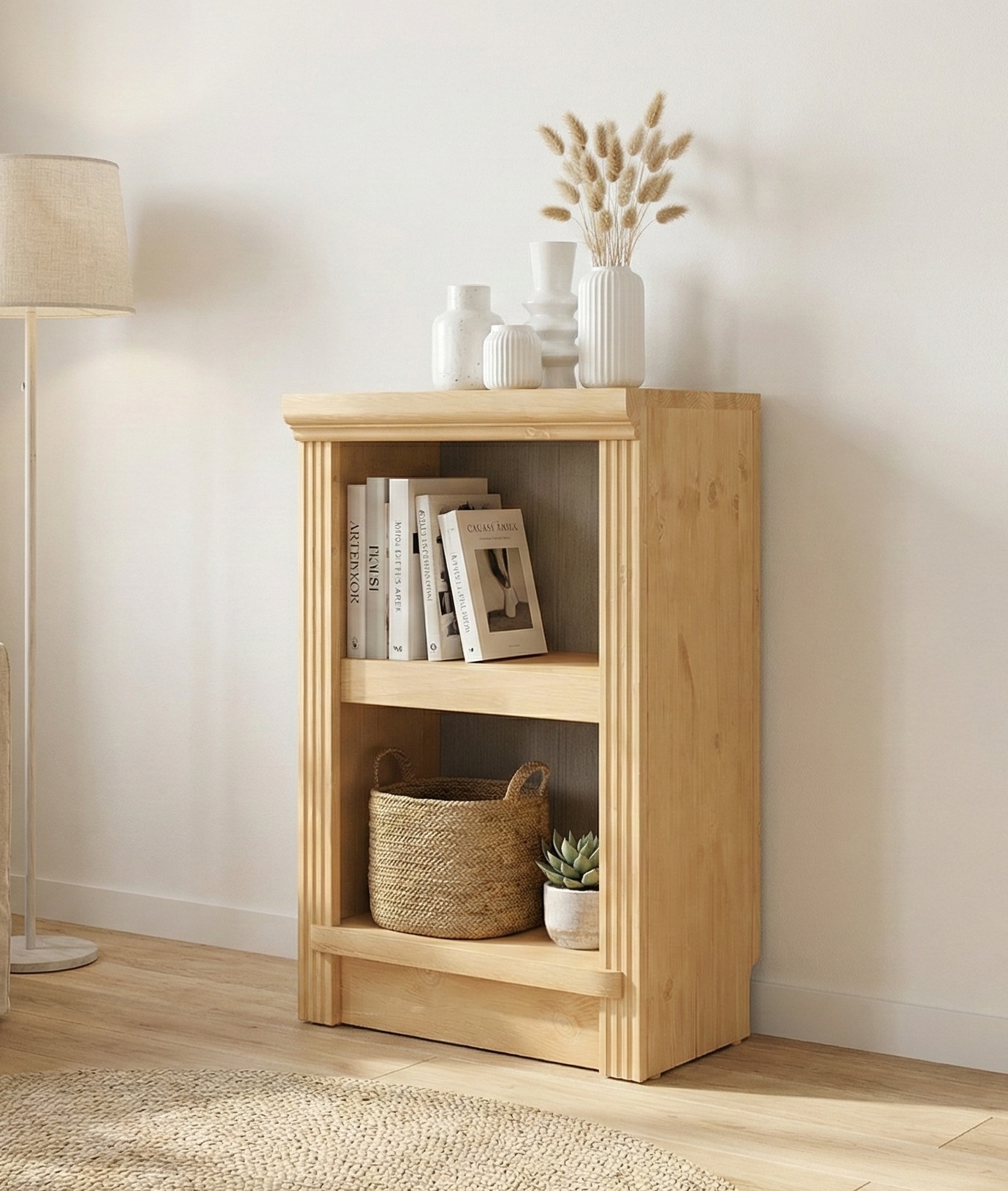 OTTO home Standregal »Riga Bücherregal Regal Breite/Tiefe 40/29 cm« aus massiver Kiefer, FSC®-zertifiziert