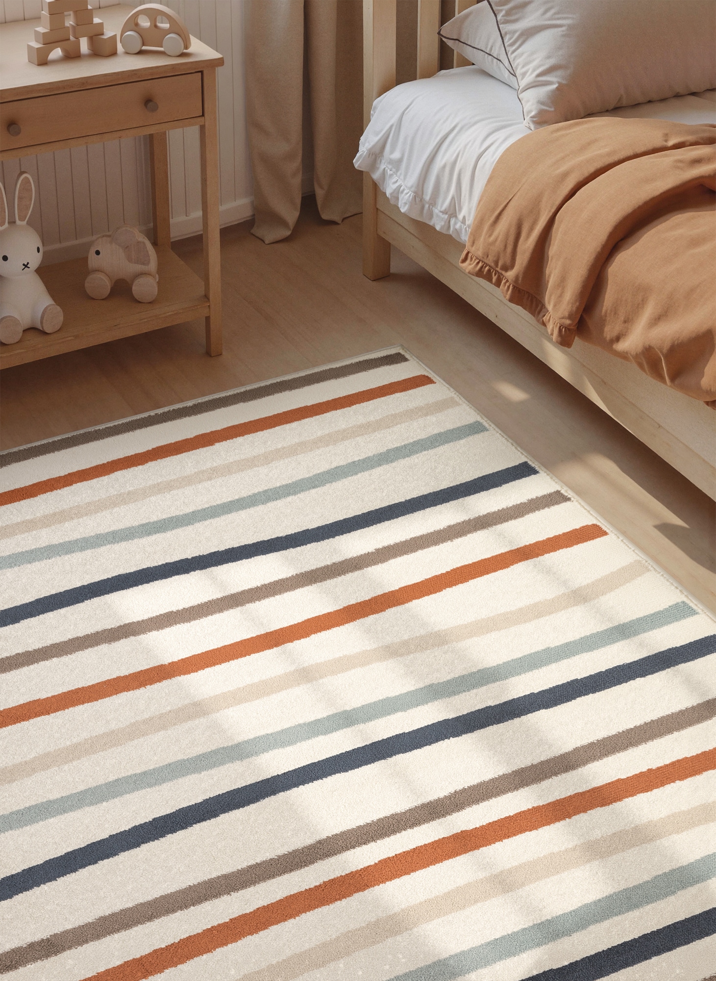 HANSE Home Kinderteppich »Linnea« rechteckig 10 mm Höhe Pflegeleicht, Weich, Kinderzimmer, Spielteppich, Spielunterlage