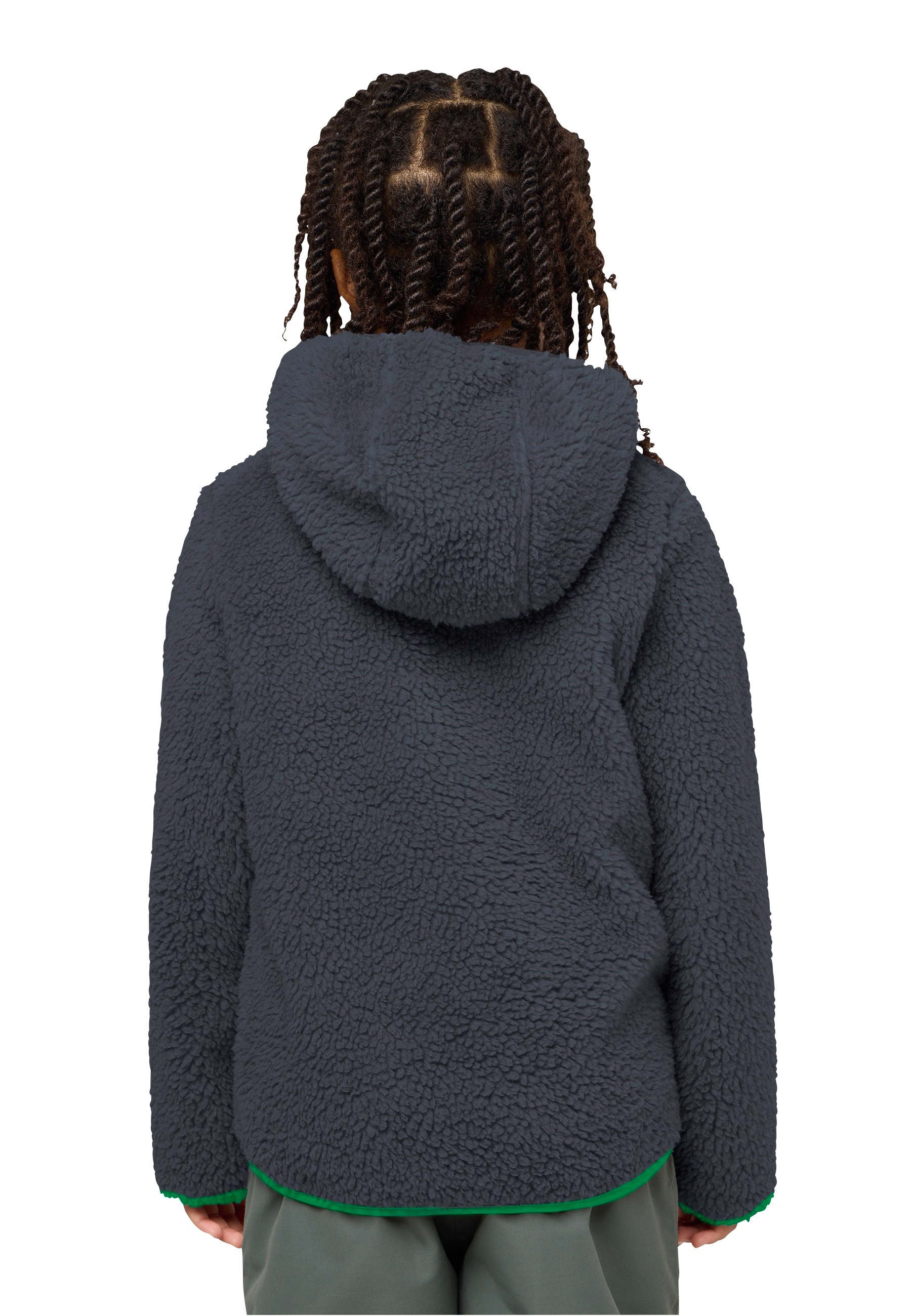 Jack Wolfskin Fleecejacke »ICE CURL HOOD JACKET K«, mit Kapuze, Wärmend, winddicht, Übergangsjacke