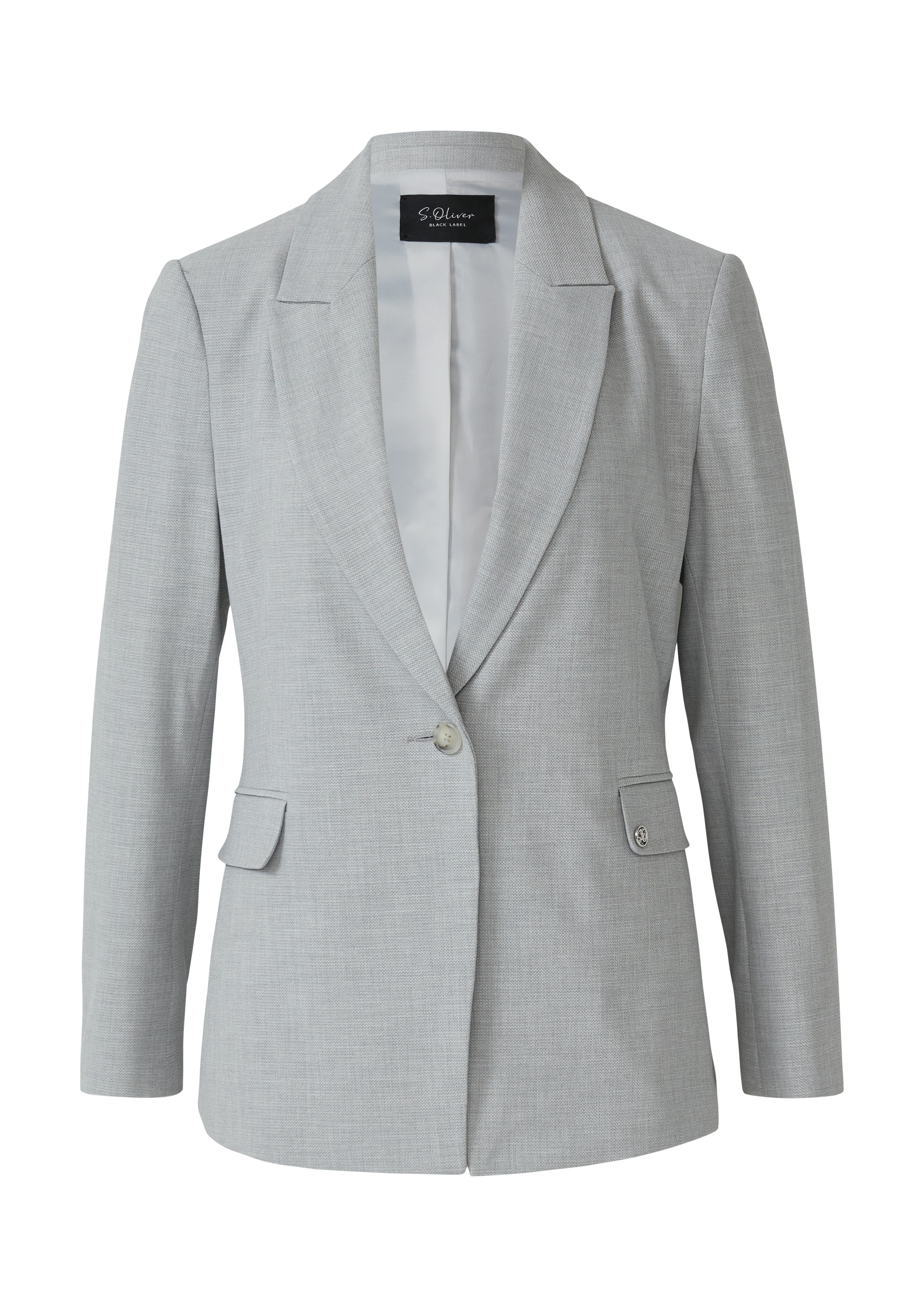 s.Oliver BLACK LABEL Jackenblazer, mit Logo Detail