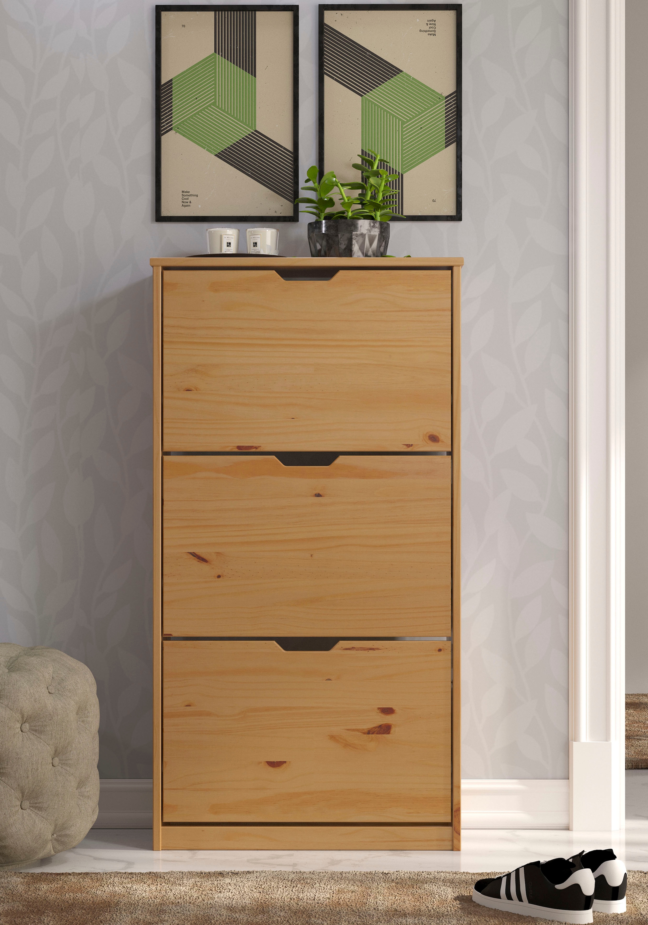 INTER-FURN Schuhschrank »Mestre«, praktisch und aus massiver Kiefer