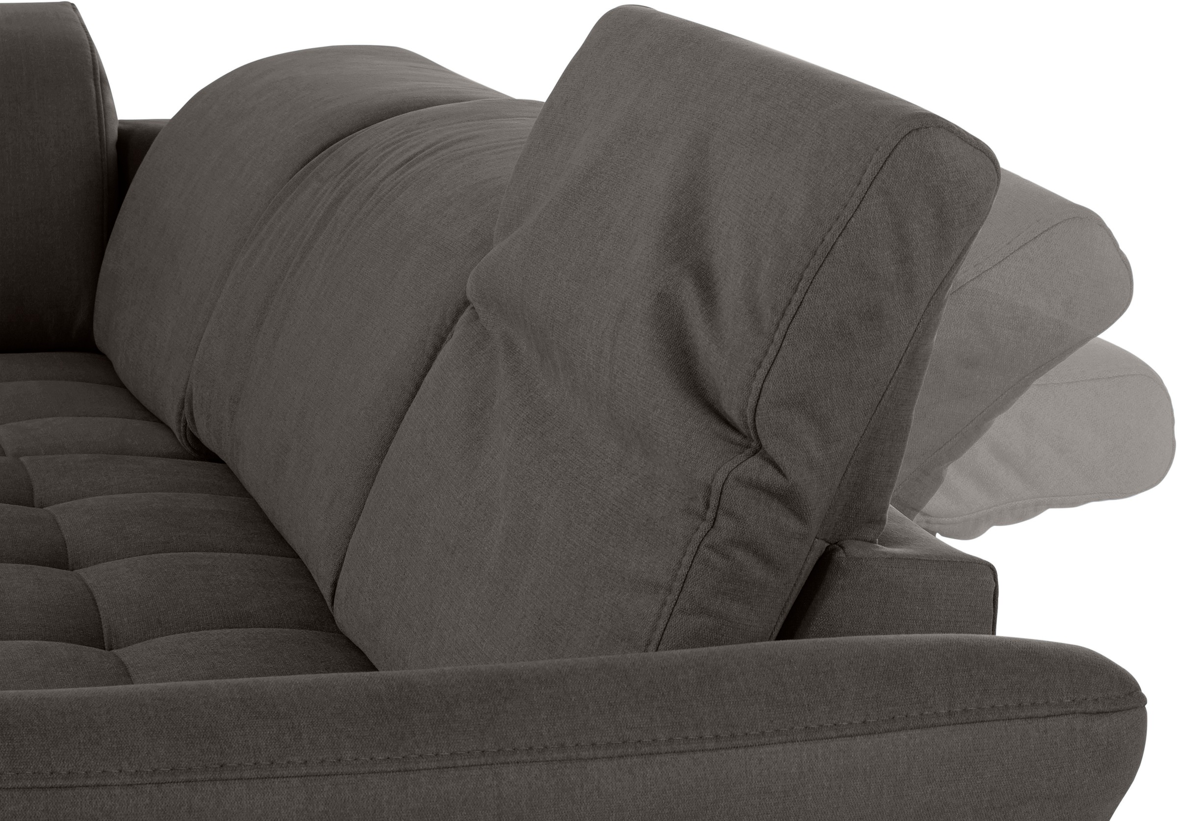 INOSIGN Ecksofa »Fresh L-Form«, Federkern, wahlweise Kopfteilverstellung und motorischer Vorziehsitz