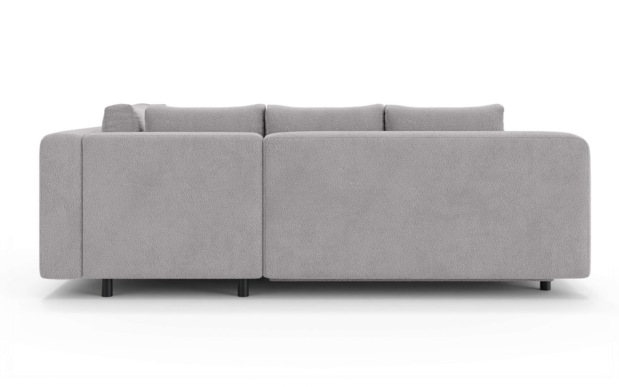 Home affaire Ecksofa »LENNARA Schlafsofa mit Bettkasten, Maße B/T/H: 234/179/85 cm«, L-Form mit Ottomane rechts/links, mit Wellenunterfederung