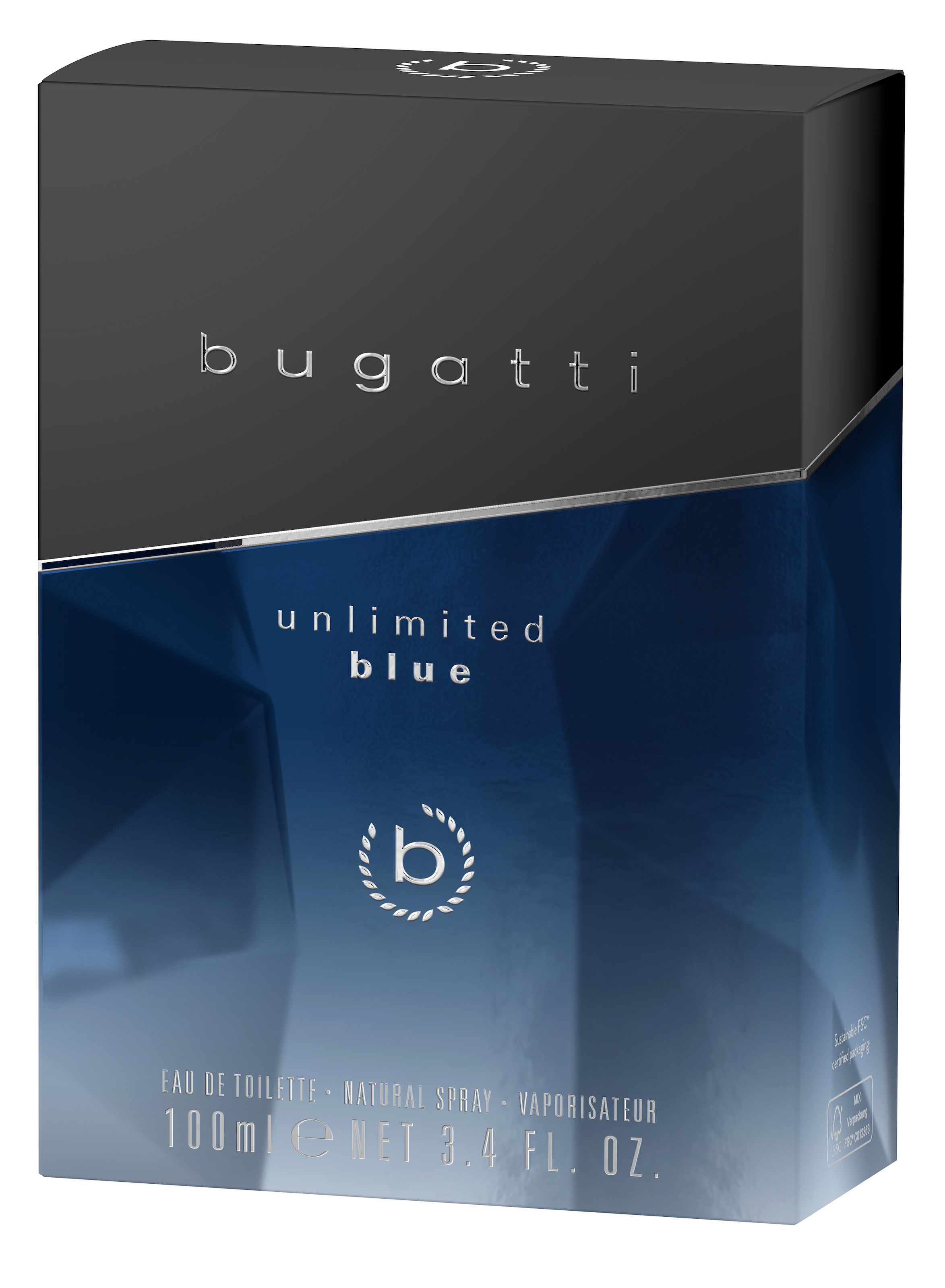 bugatti Eau de Toilette »bugatti unlimited blue for him EdT 100ml«