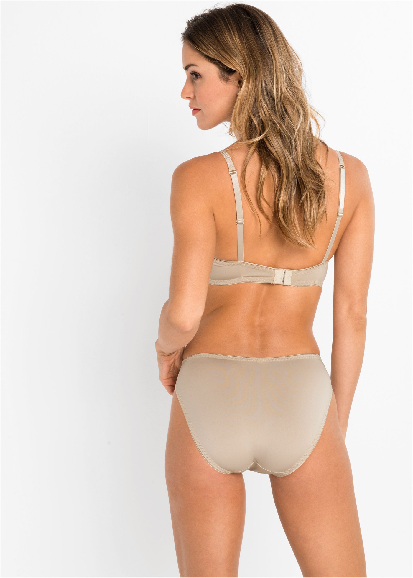 bonprix Bügel-BH »Bügel-BH mit zarter Spitze (3er Pack)« Packung, 3 Stk. mit Hakenverschluss, mit zarter Spitze