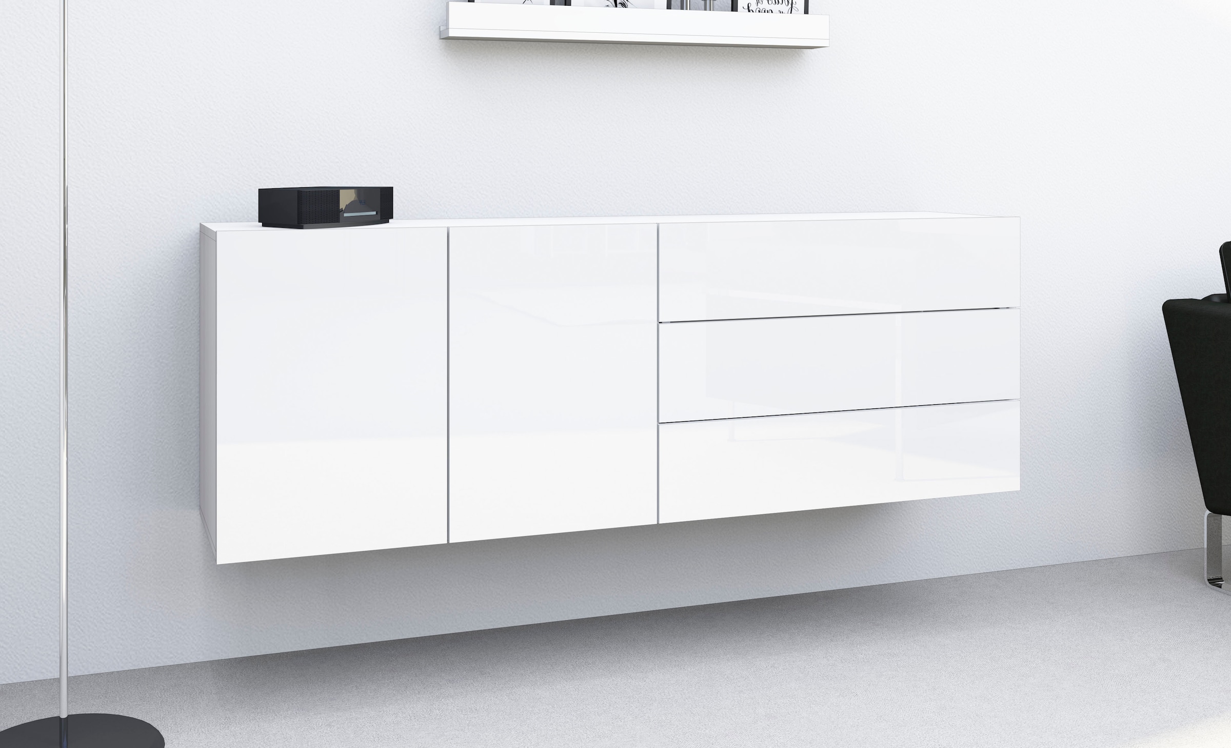 borchardt Möbel Sideboard »Sophia«, Breite 152 cm, stehend und hängend montierbar
