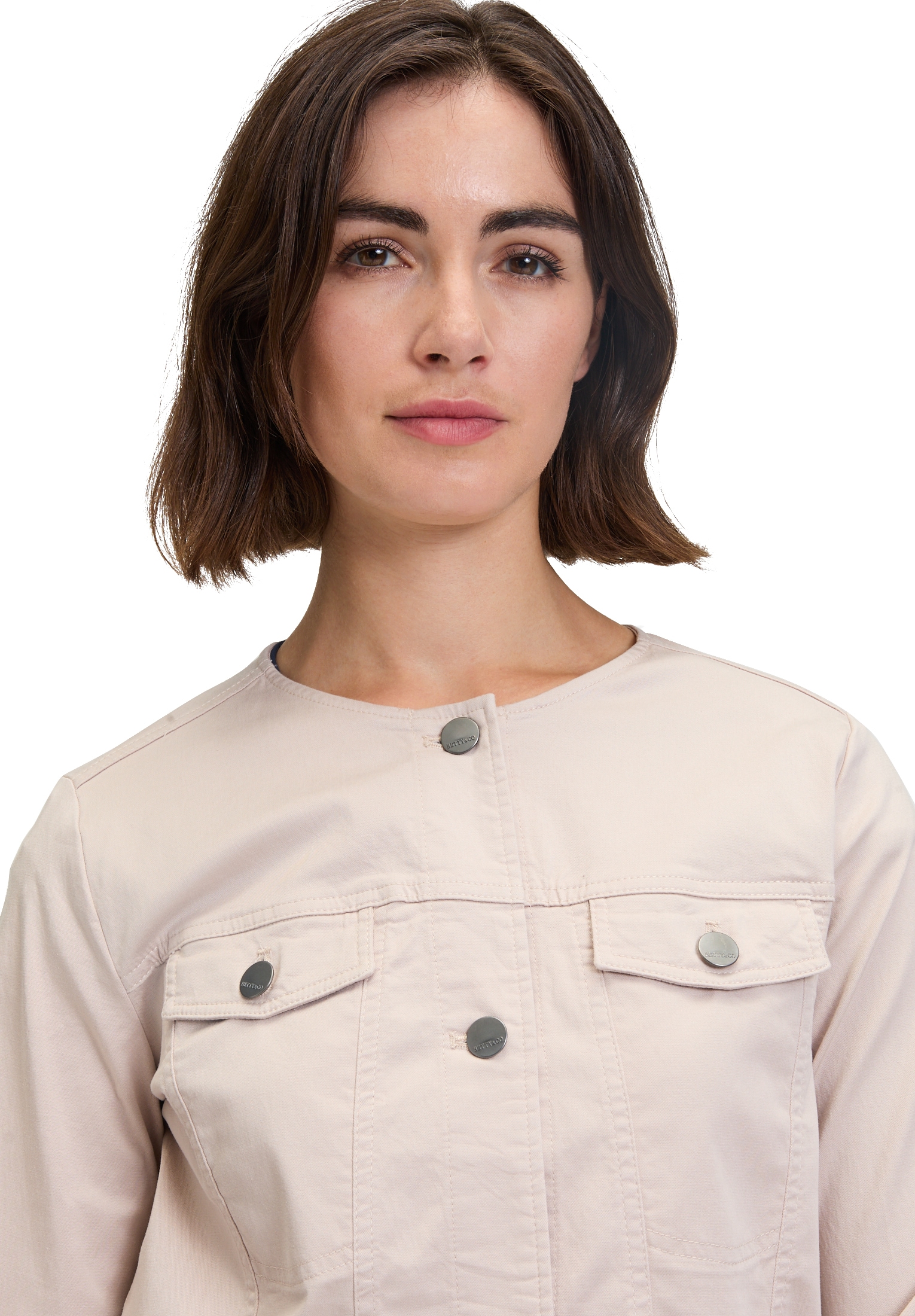Betty&Co Jeansblazer »Jeansjacke langarm«