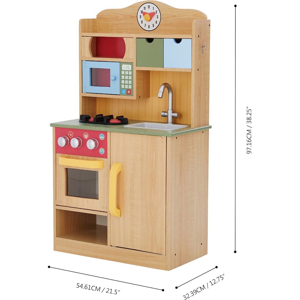 TEAMSON™ KIDS    Spielküche »Little Chef Florence Classic«, mit drehbaren Bedienknöpfen mit Klickgeräusch