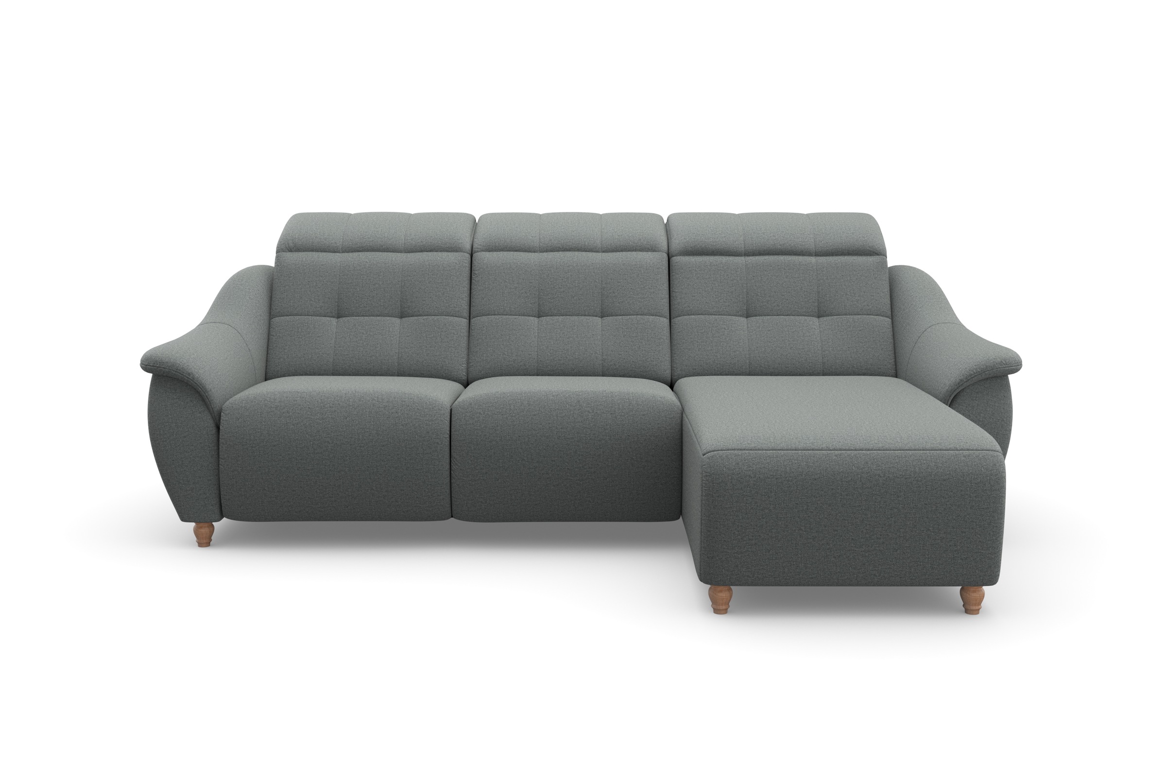 Home affaire Ecksofa »Boston L-Form«, (2 St.), Kopfteilverstellung an jeder Sitzfläche, wahlweise Relaxfunktion