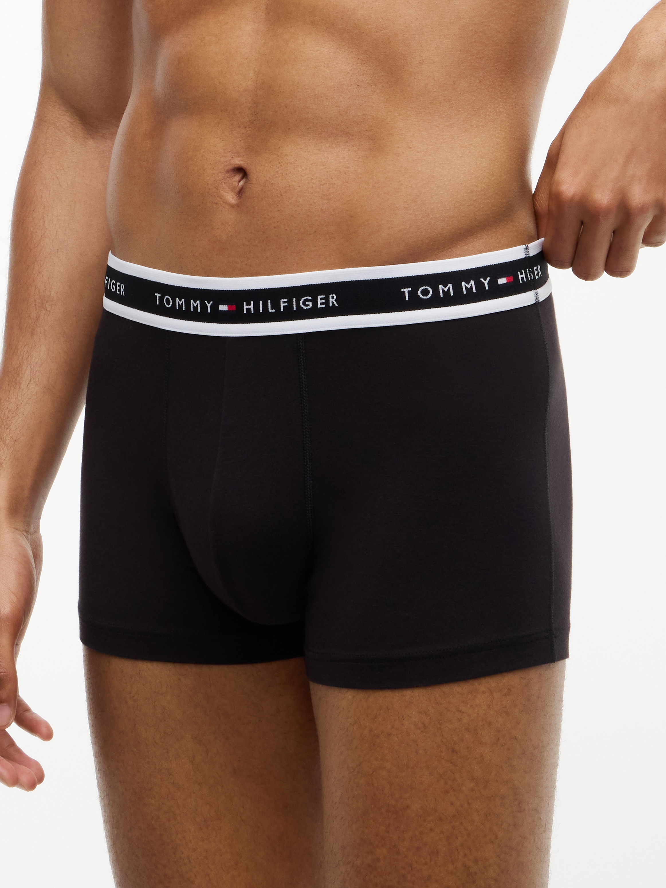 Tommy Hilfiger Underwear Trunk »3P« 3 Stk. mit Signatur-Logo am Bund